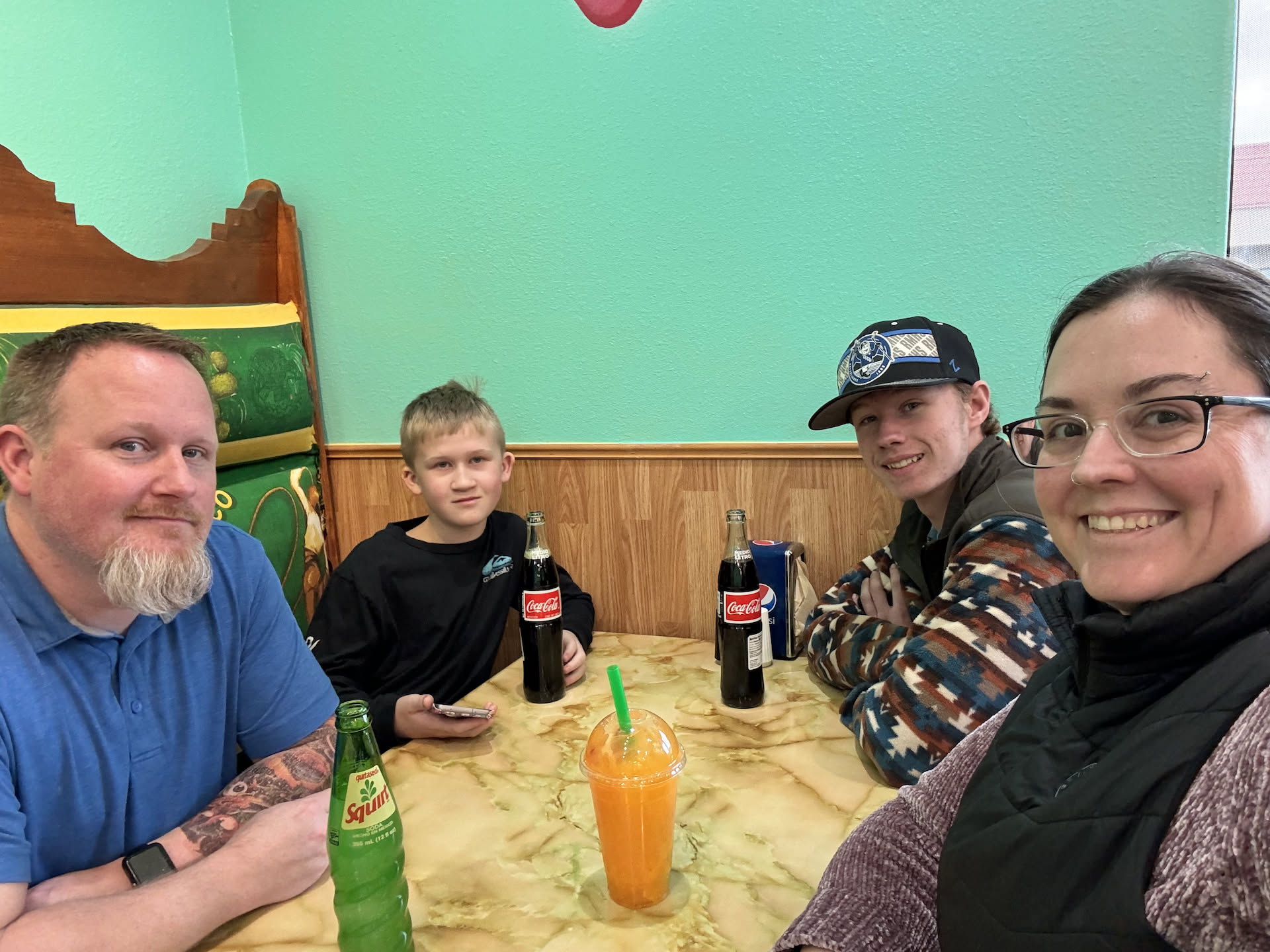 For dinner, we went to Sancho’s Taco… excellent food.