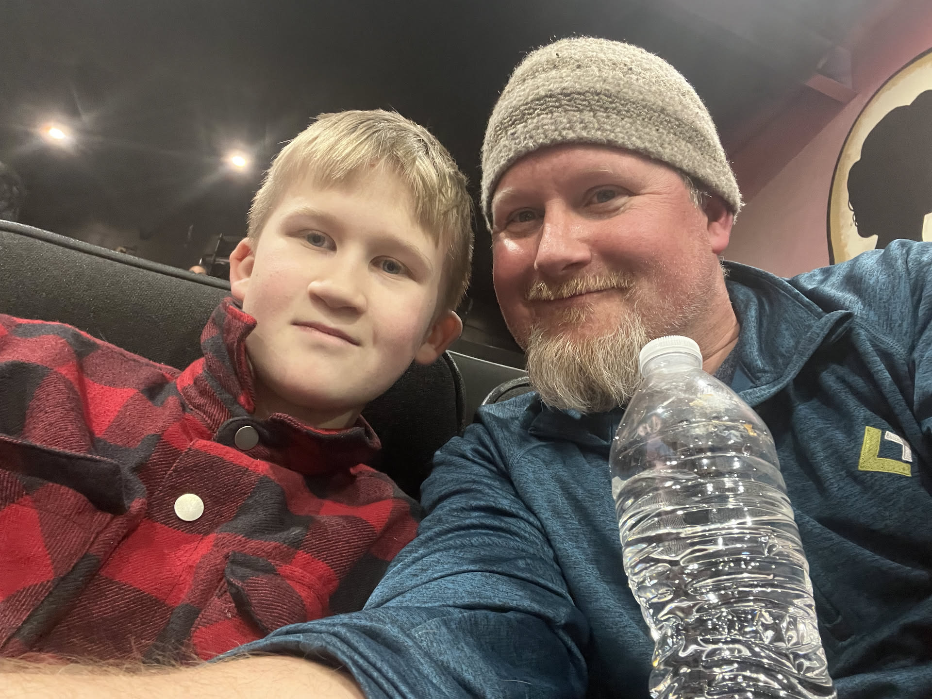 Nick made him take a picture with him.