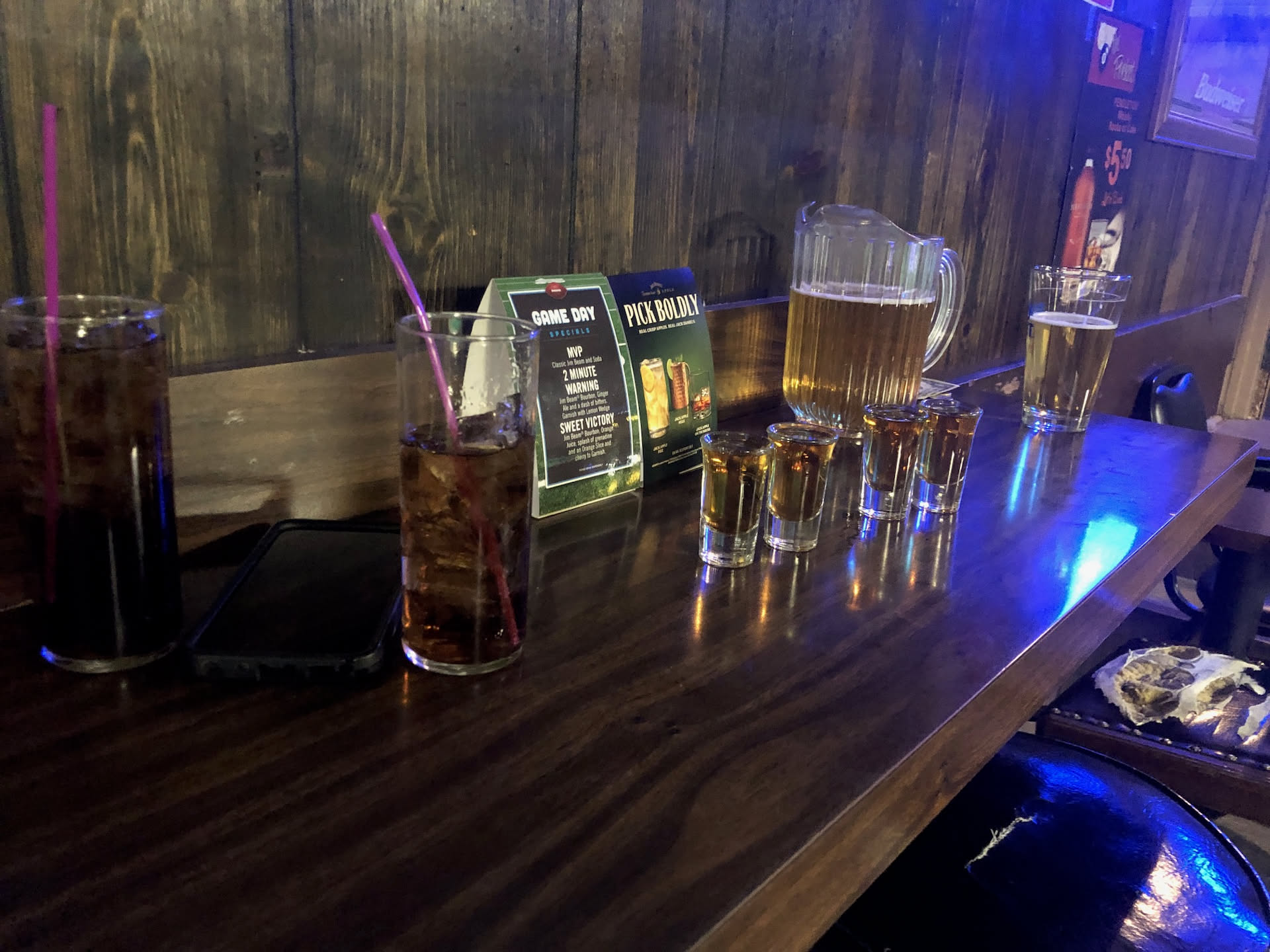 We didn’t drink much… I promise.
