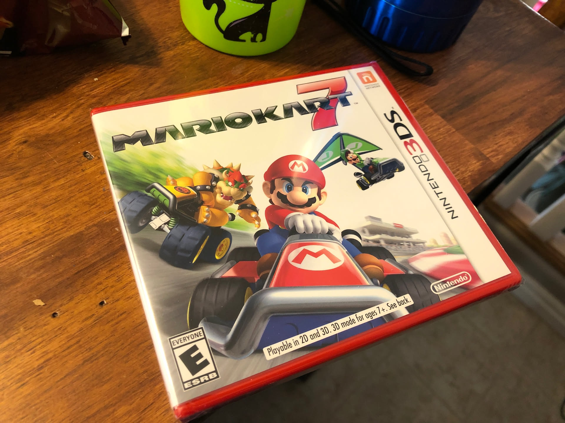 Deanna went shopping this morning for the after Christmas sales, and she surprised me with lunch and a new game that I’ve been wanting for my 3DS.
