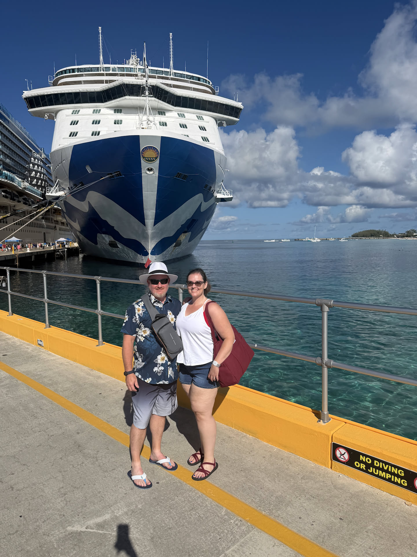 In front of our ship