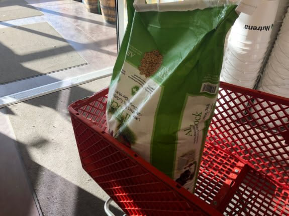 Had to grab the ducks some food too.