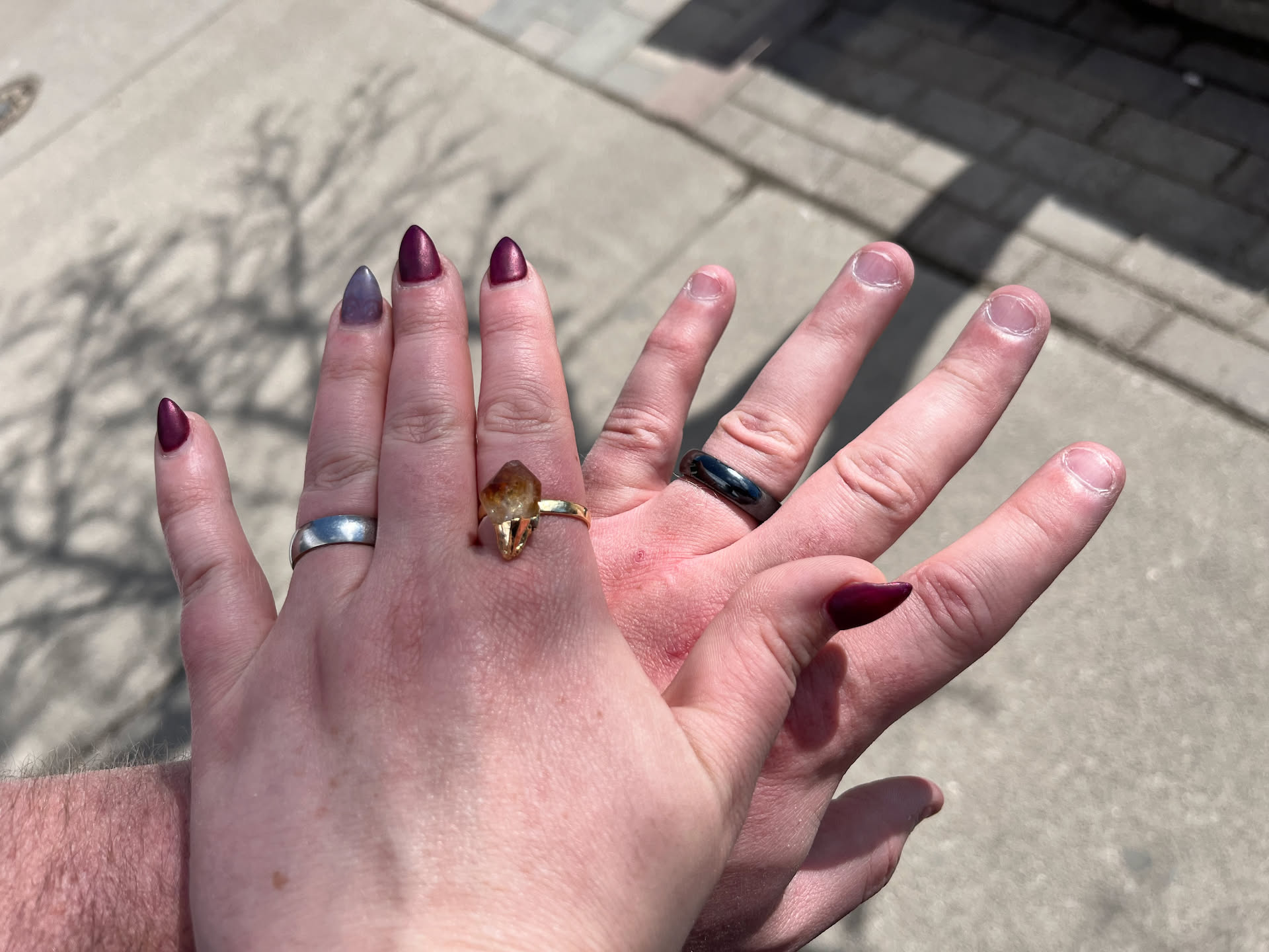 We ended up both getting rings.