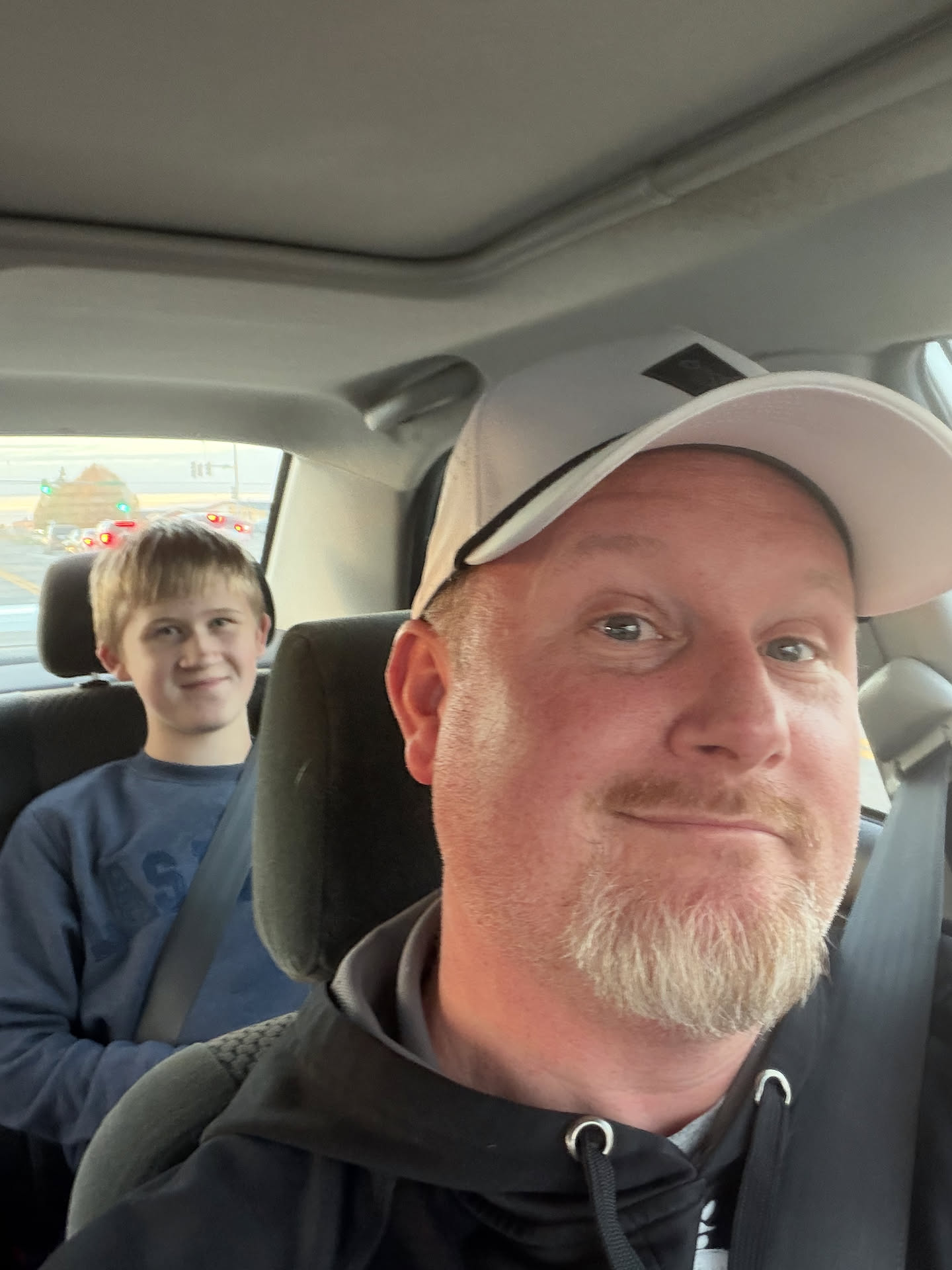 Made it back to Center Stage to pick up Ethan.