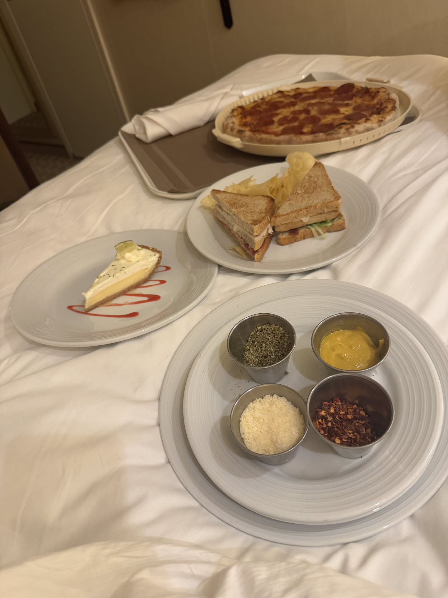 1AM room service after dancing the night away.