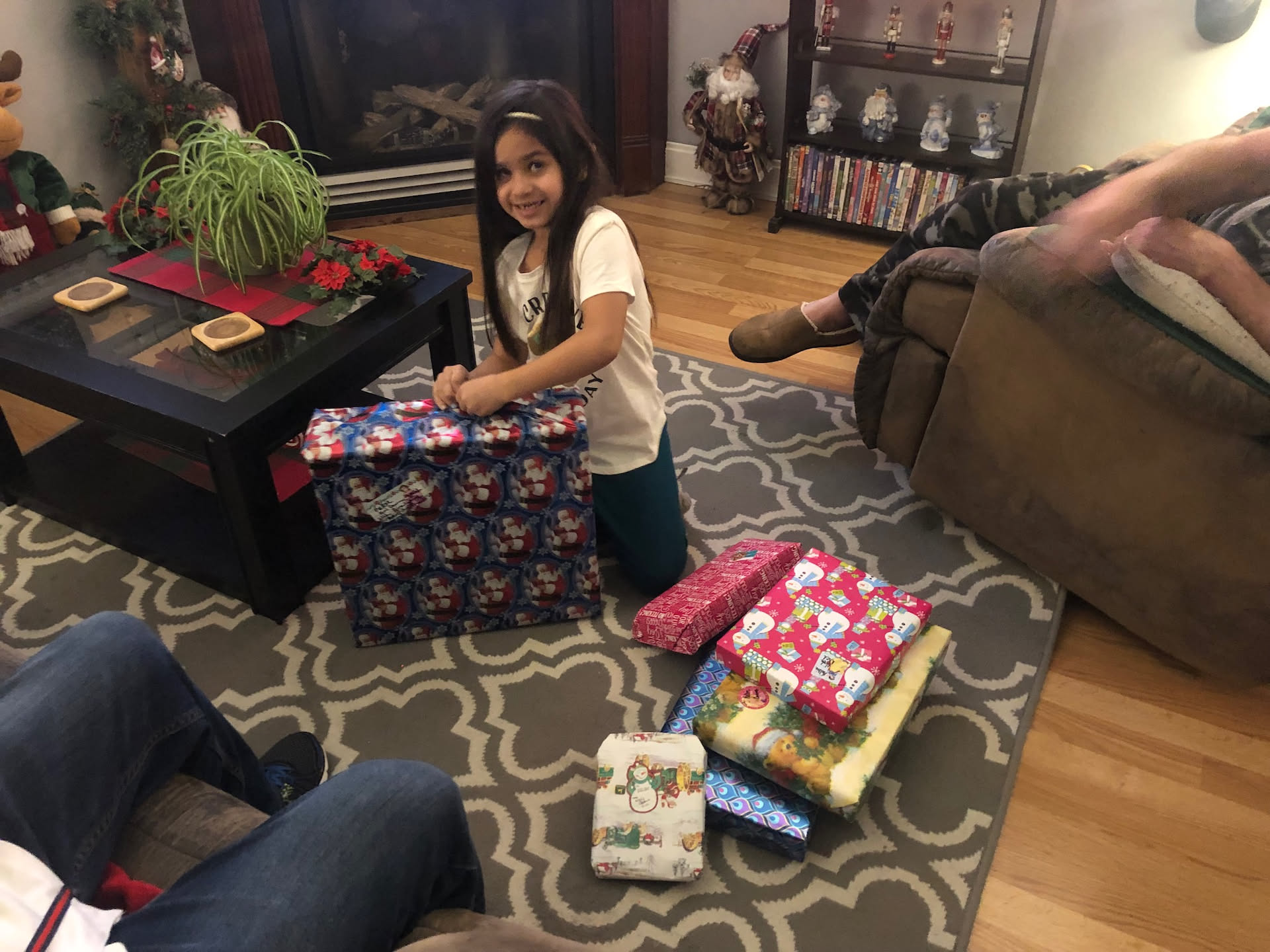 Kelbie got home from her dad’s and got to open the gifts that we got her (since she won’t be able to join us at the McKelmann Christmas).