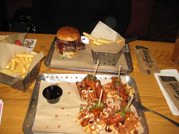 Went to dinner with my beautiful woman. We split our meals and each had half.