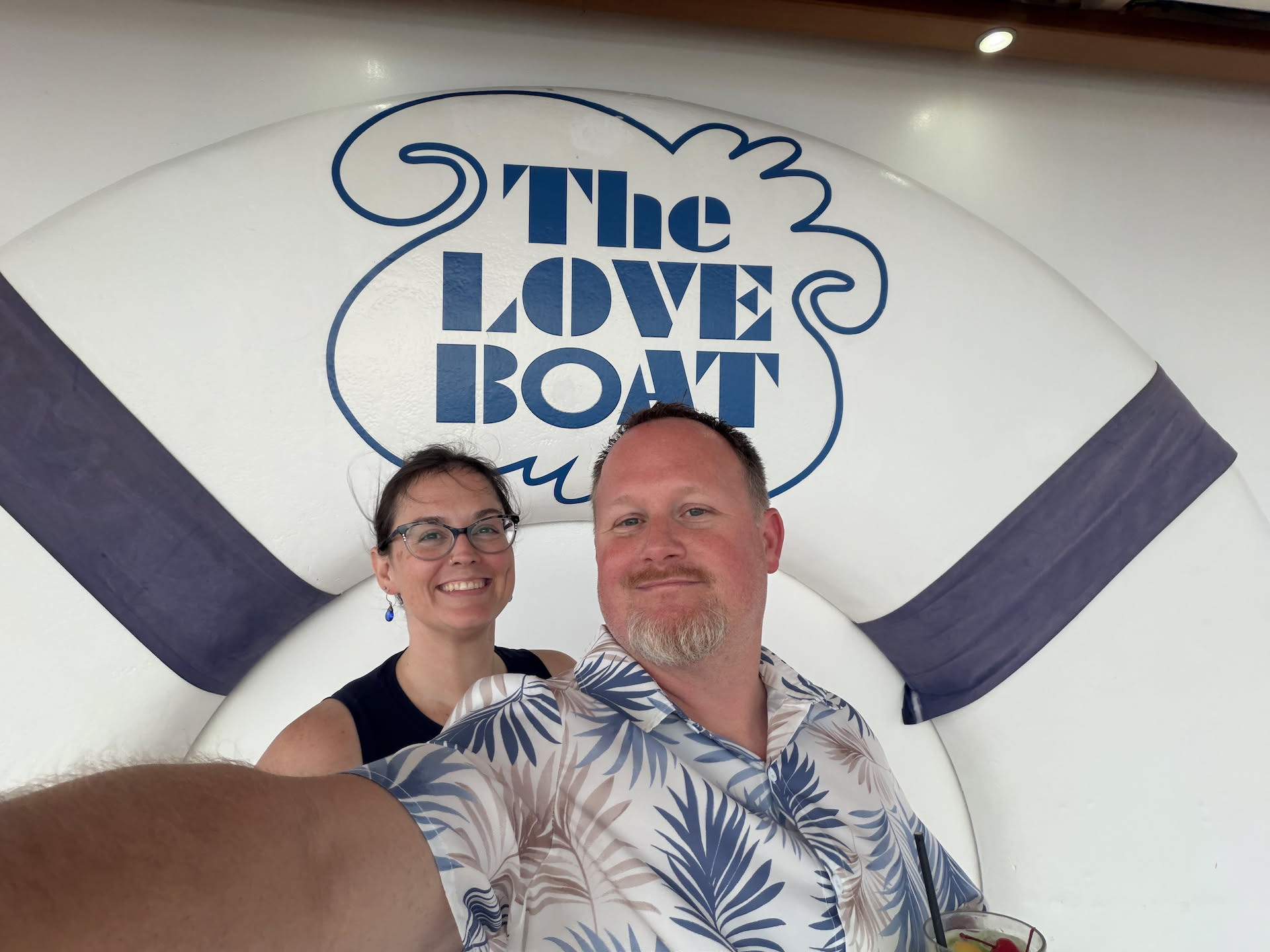 Had to take the obligatory picture in front to the Love Boat sign.