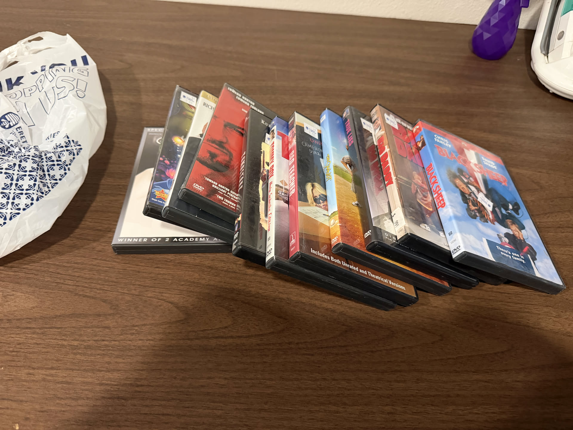 Bought a bunch of new movies from the DI when I went yesterday… trying to teach myself how to rip them to Nickflix again.