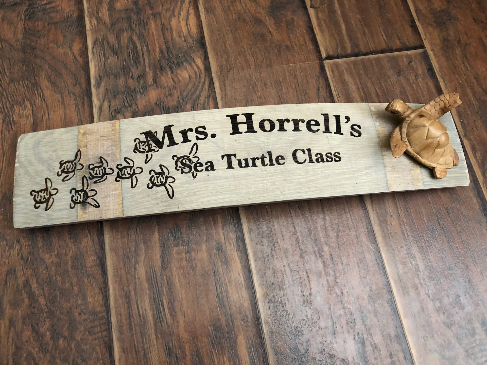 Ethan’s teacher’s birthday is the same day at Nick’s, so Nick and Ethan worked on a gift for her, she is really into Sea Turtles.