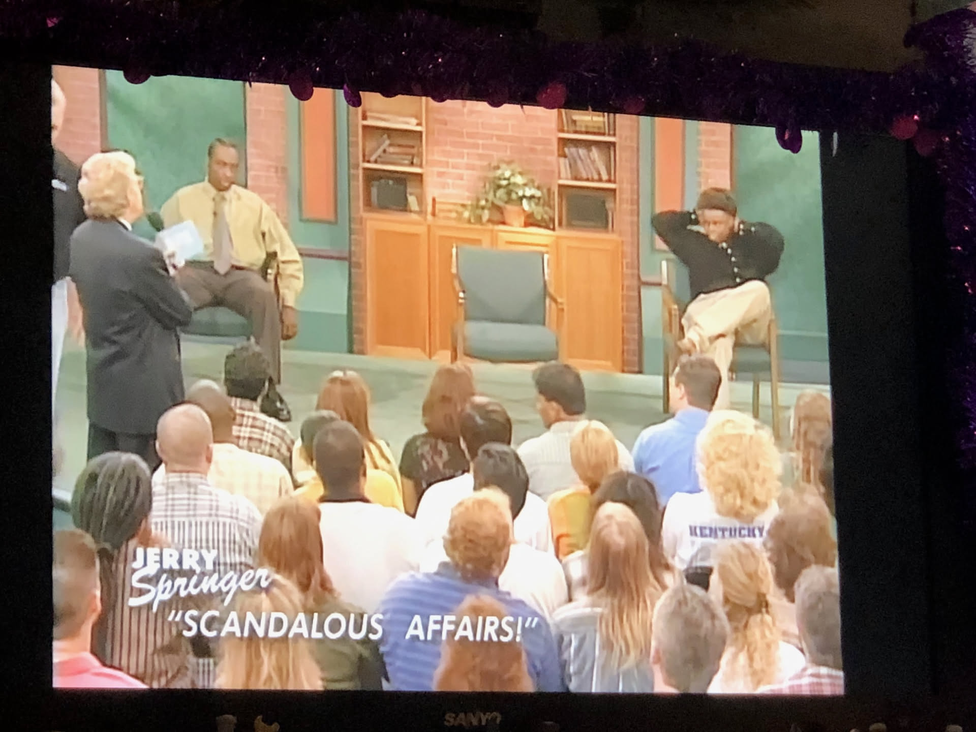 Dad and I took a break from games to watch some classic Jerry.
