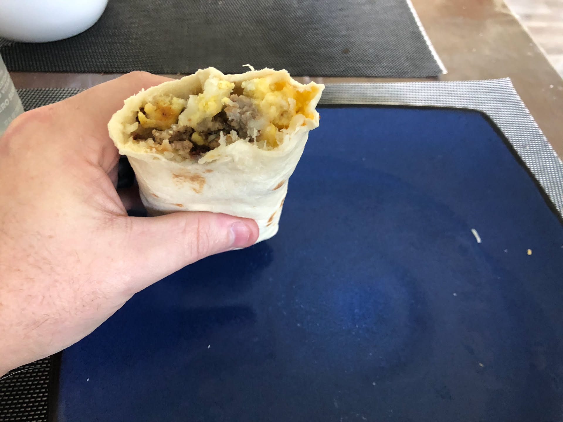 Amber made breakfast – so good.