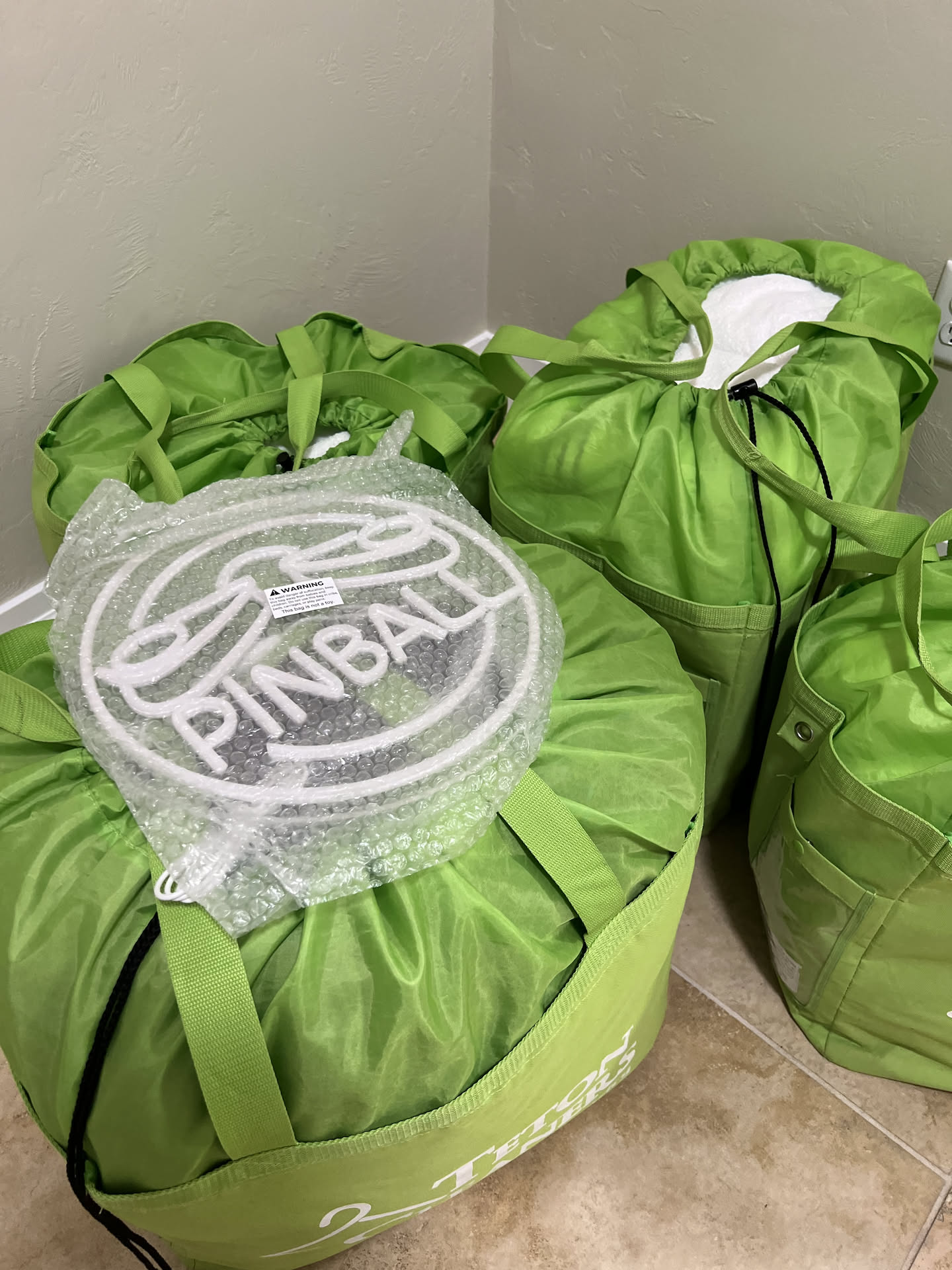 We also found another sign that we thought would go great in one of our customer’s locations, so we dropped it off with their delivery this morning.
