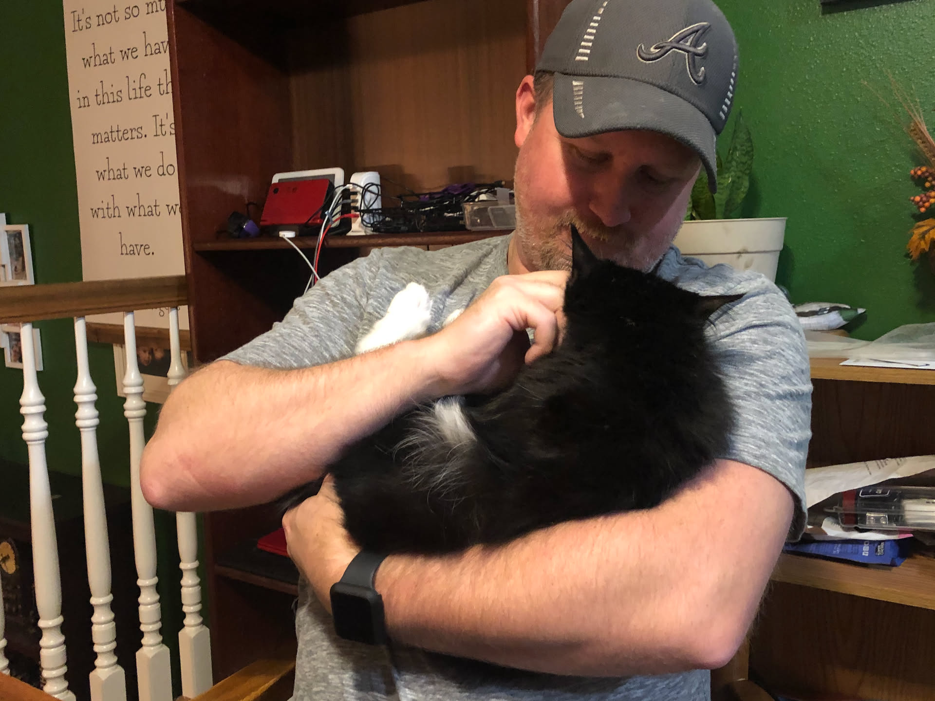 Pickles giving Nick all the love