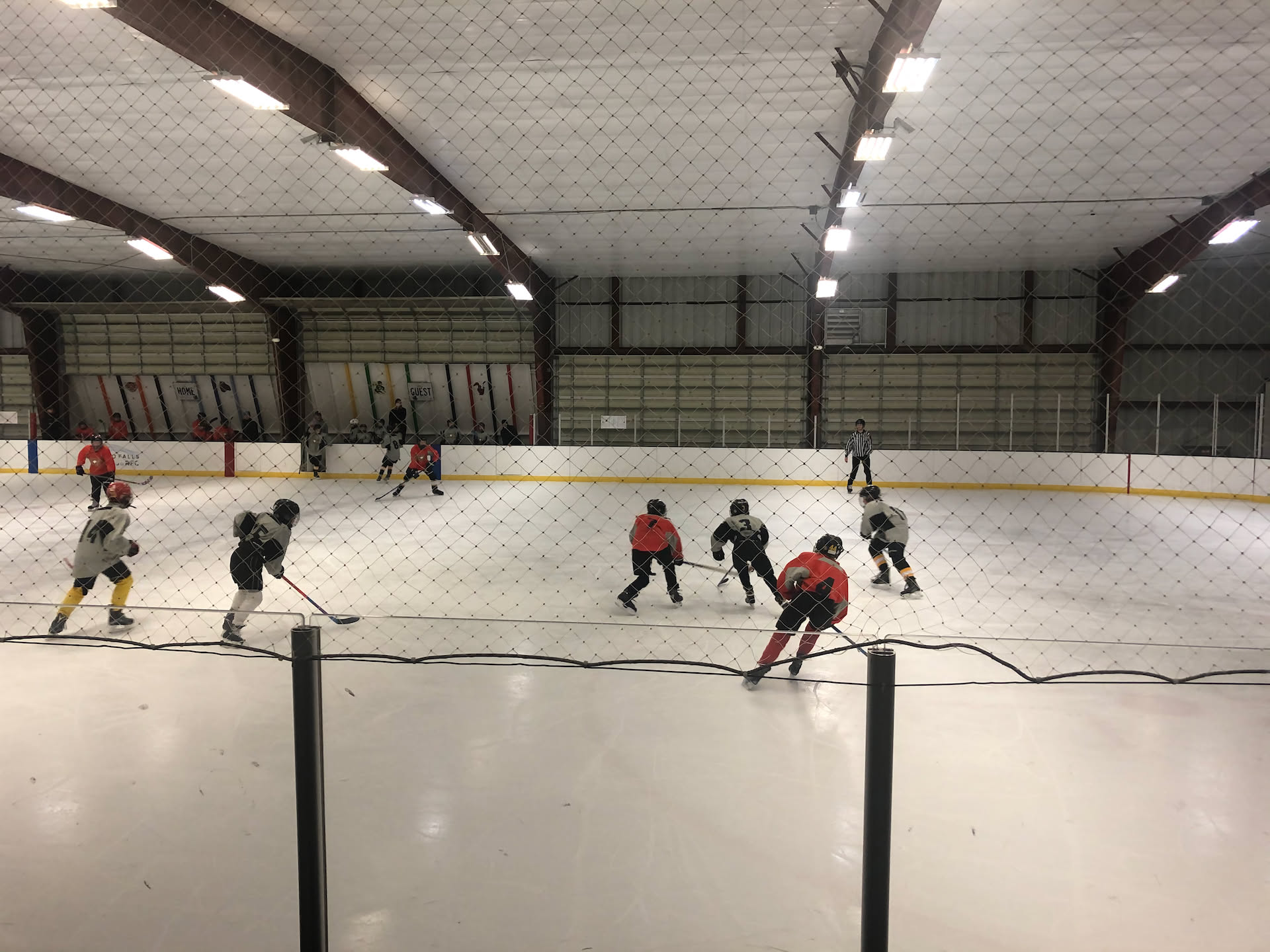 Avery had the start of his hockey tournament.