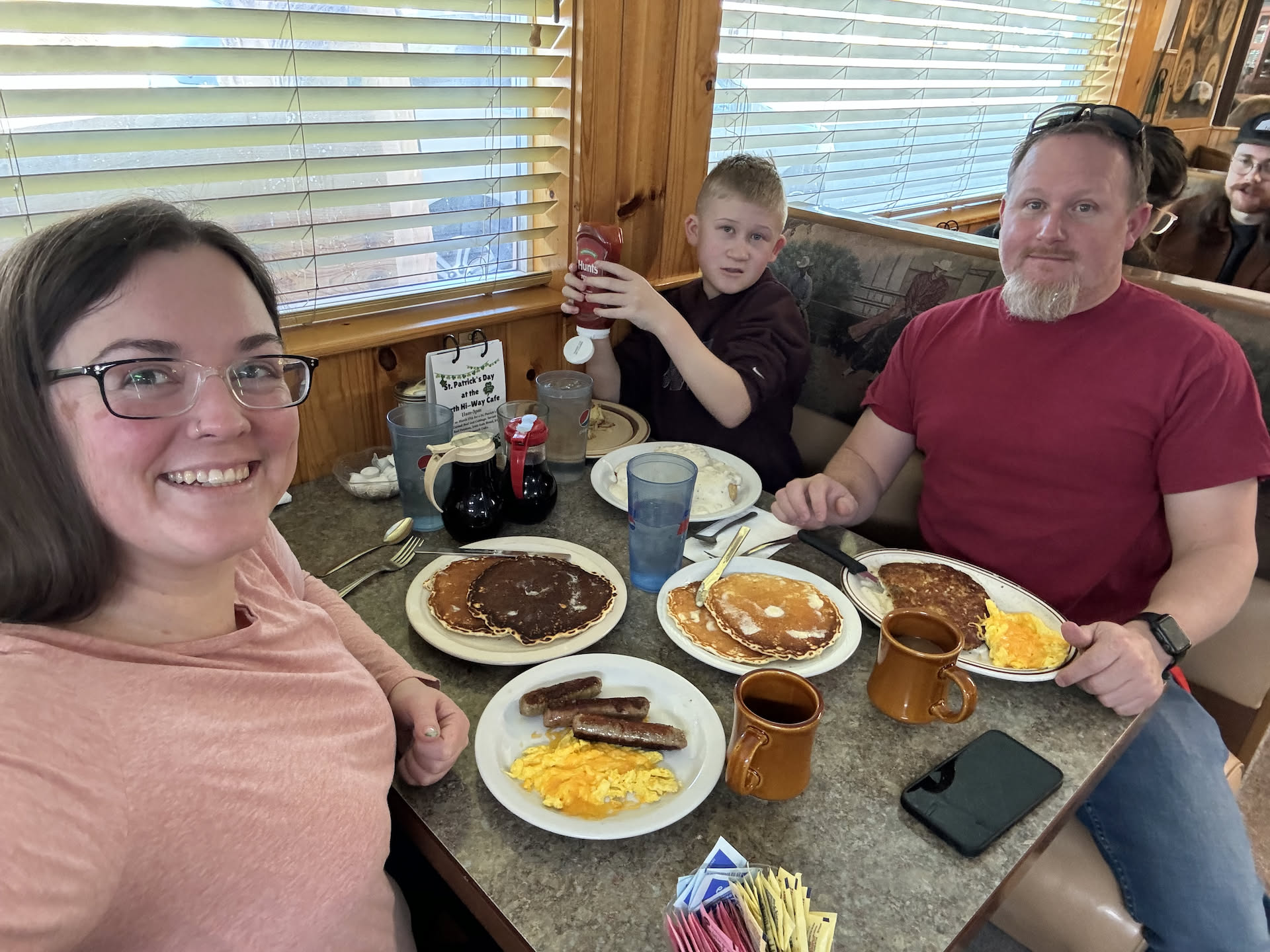 Breakfast is served.