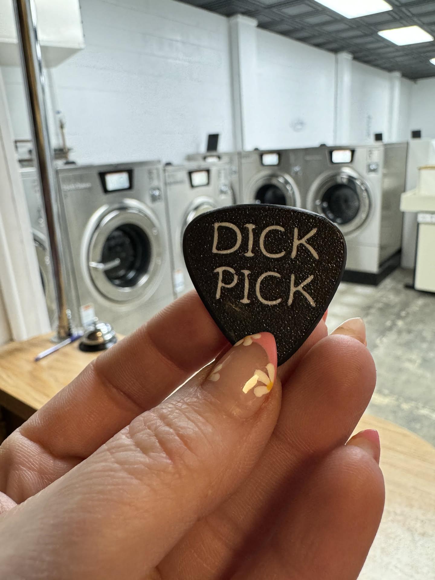 Deanna found another guitar pick… guess we are collecting these too now.