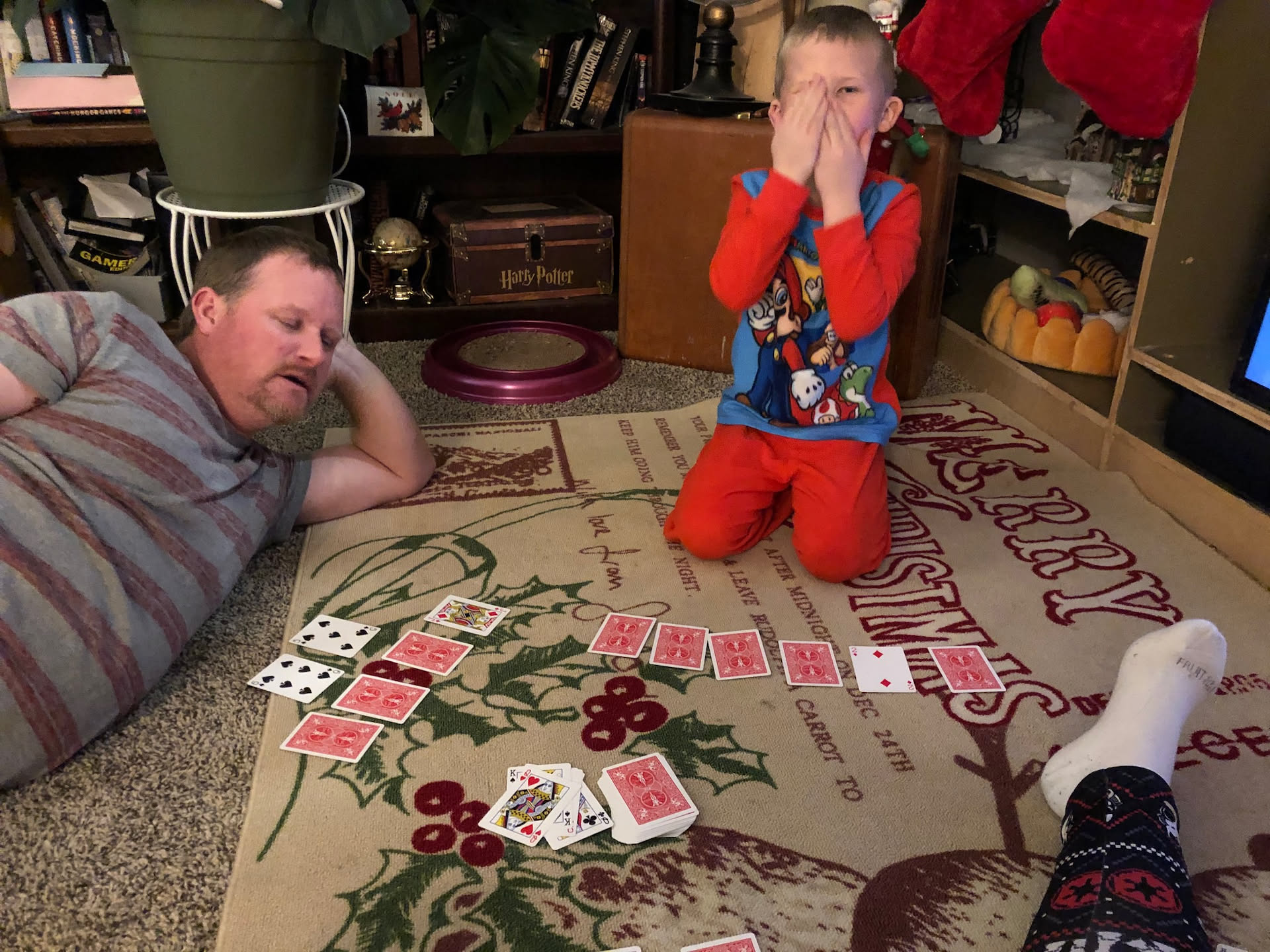 Oh yea, I dominated at both games… King Nick.