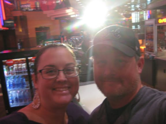 At the theater about to go in to watch JOKER.