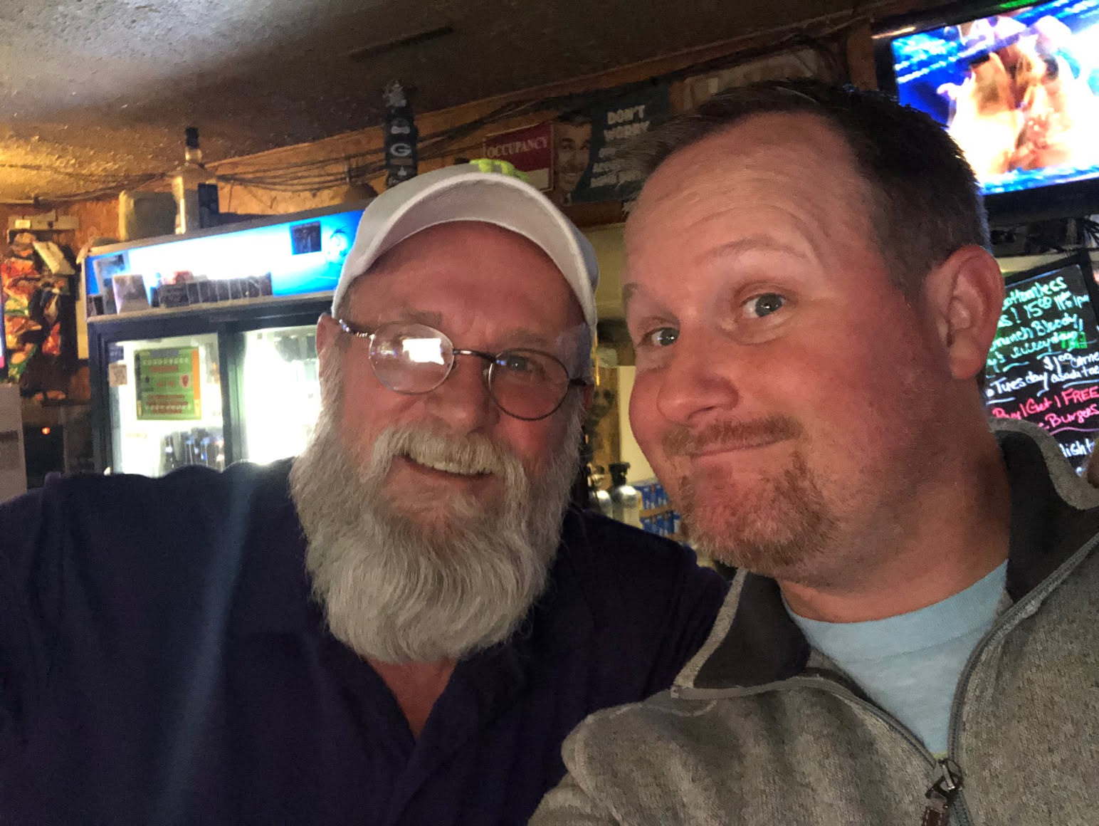 Dad and I had a guy’s night out!
