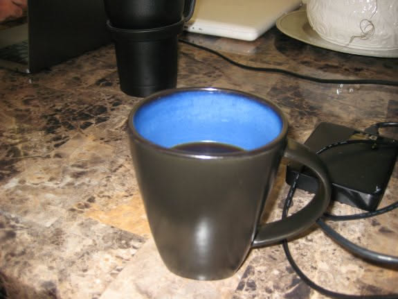 Amber made me some awesome coffee for me this morning.