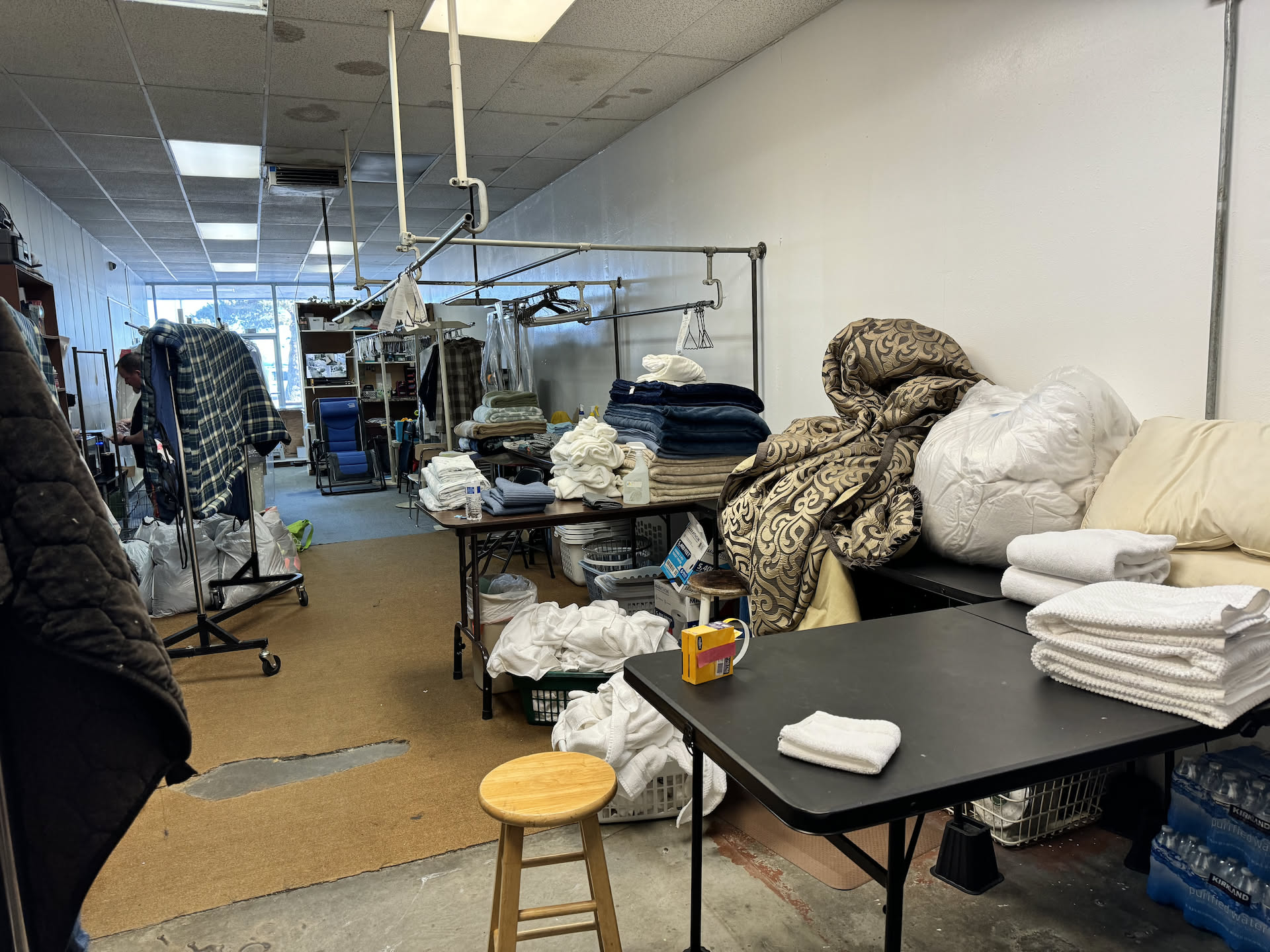 We got to work and had lots of laundry waiting for us… coming out of the slow season is a blessing.