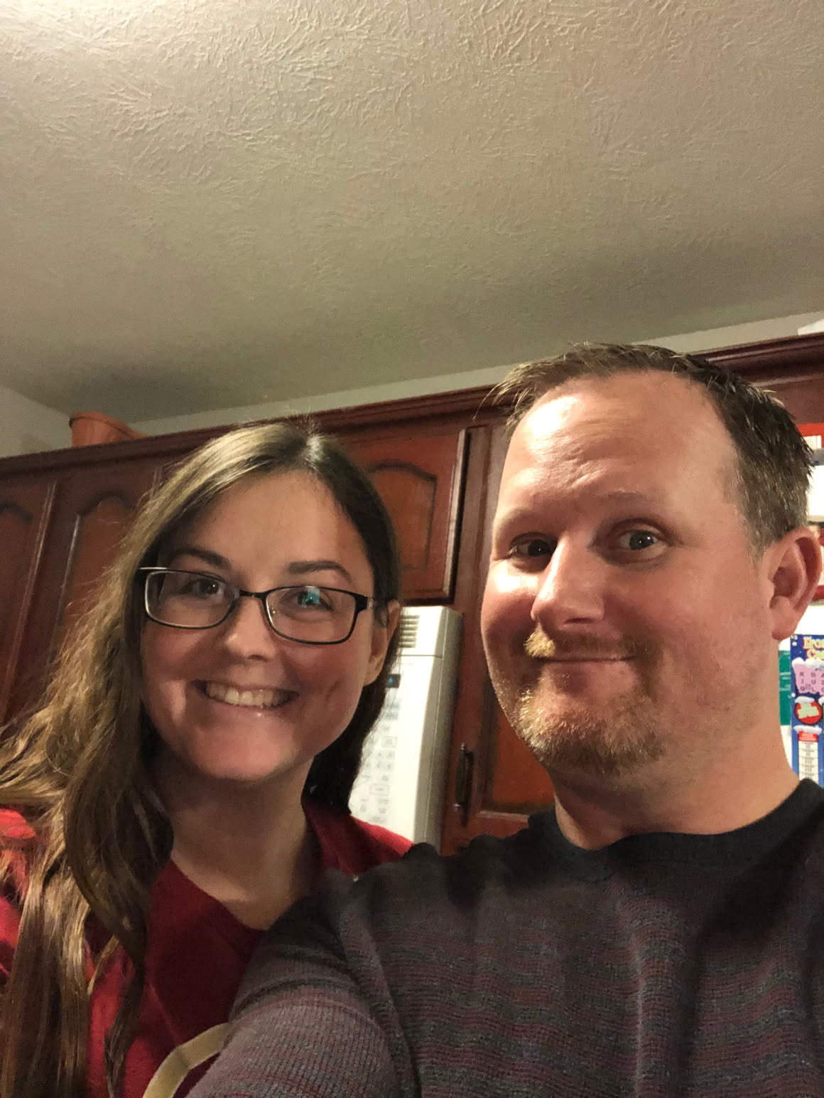 We haven’t taken a selfie in a bit, so here we go.