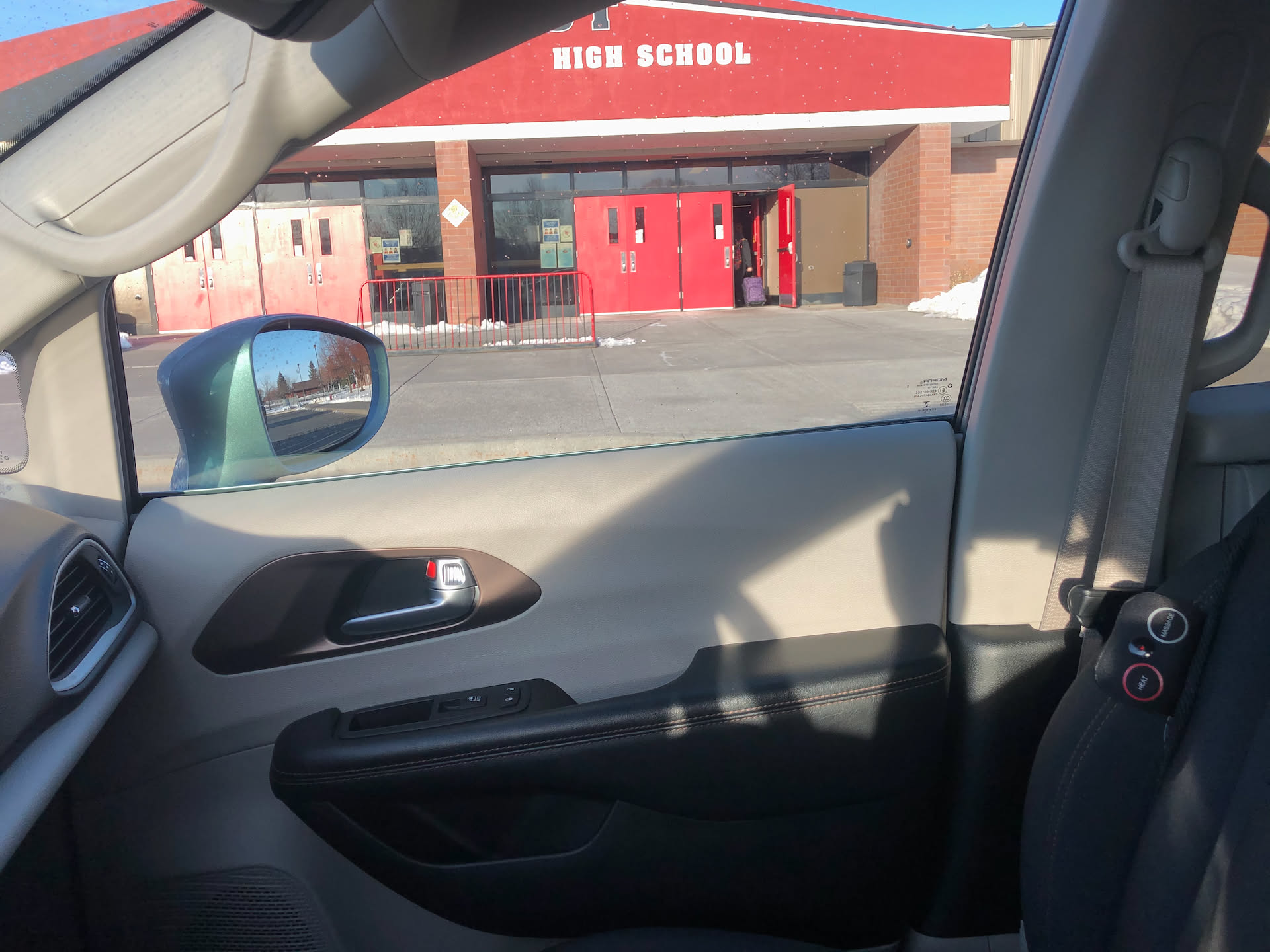 Had to take Airalynn to the school to go on her band trip to Boise for the basketball state tournament.