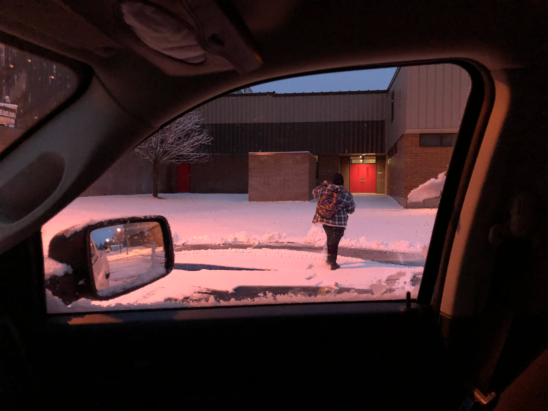 Airalynn being dropped off for Jazz.