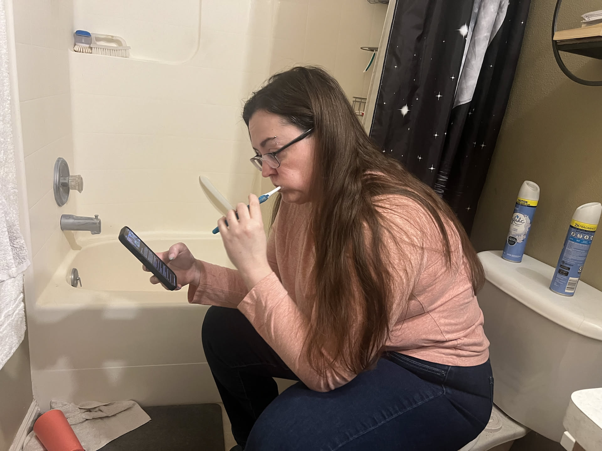 Good morning, Deanna took the day off today from her normal job so we get to spend the day together… her getting ready.