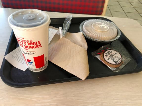 Stopped for dinner…