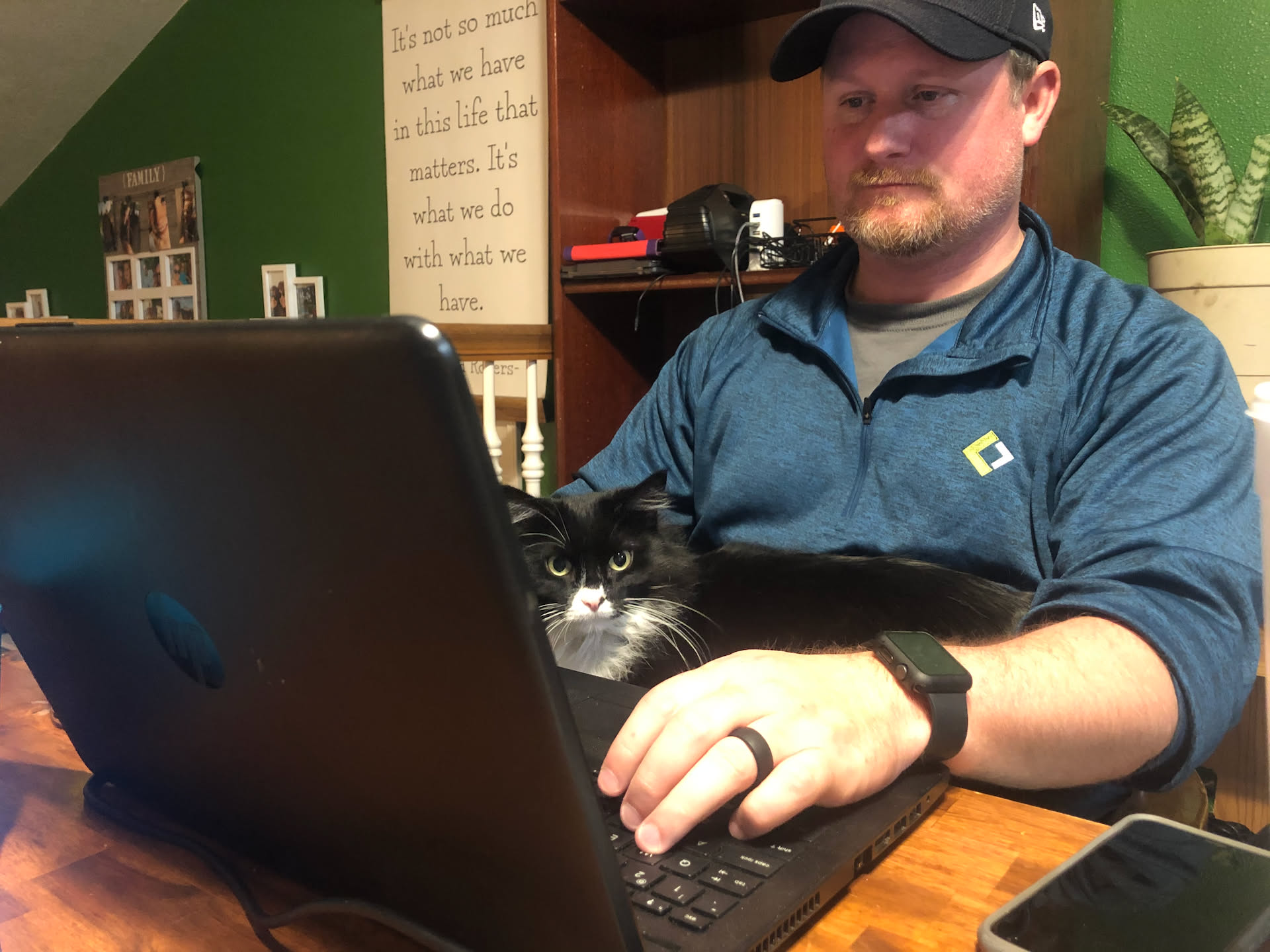 Finished the evening off with some games at the table… Pickles is loving joining.