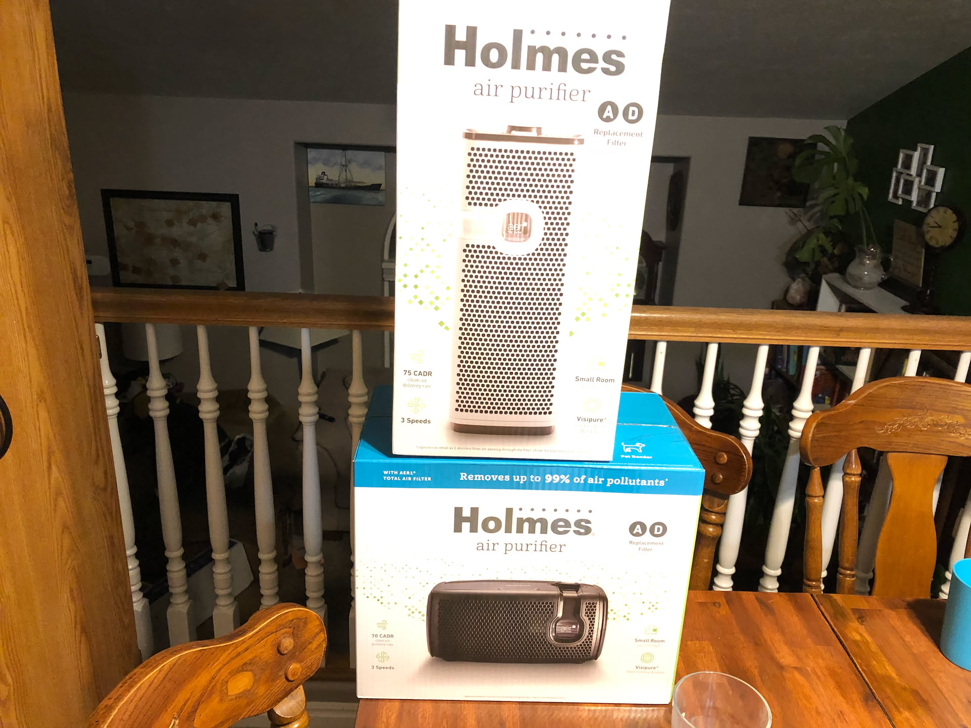 Was told helps filters would help for the allergens.