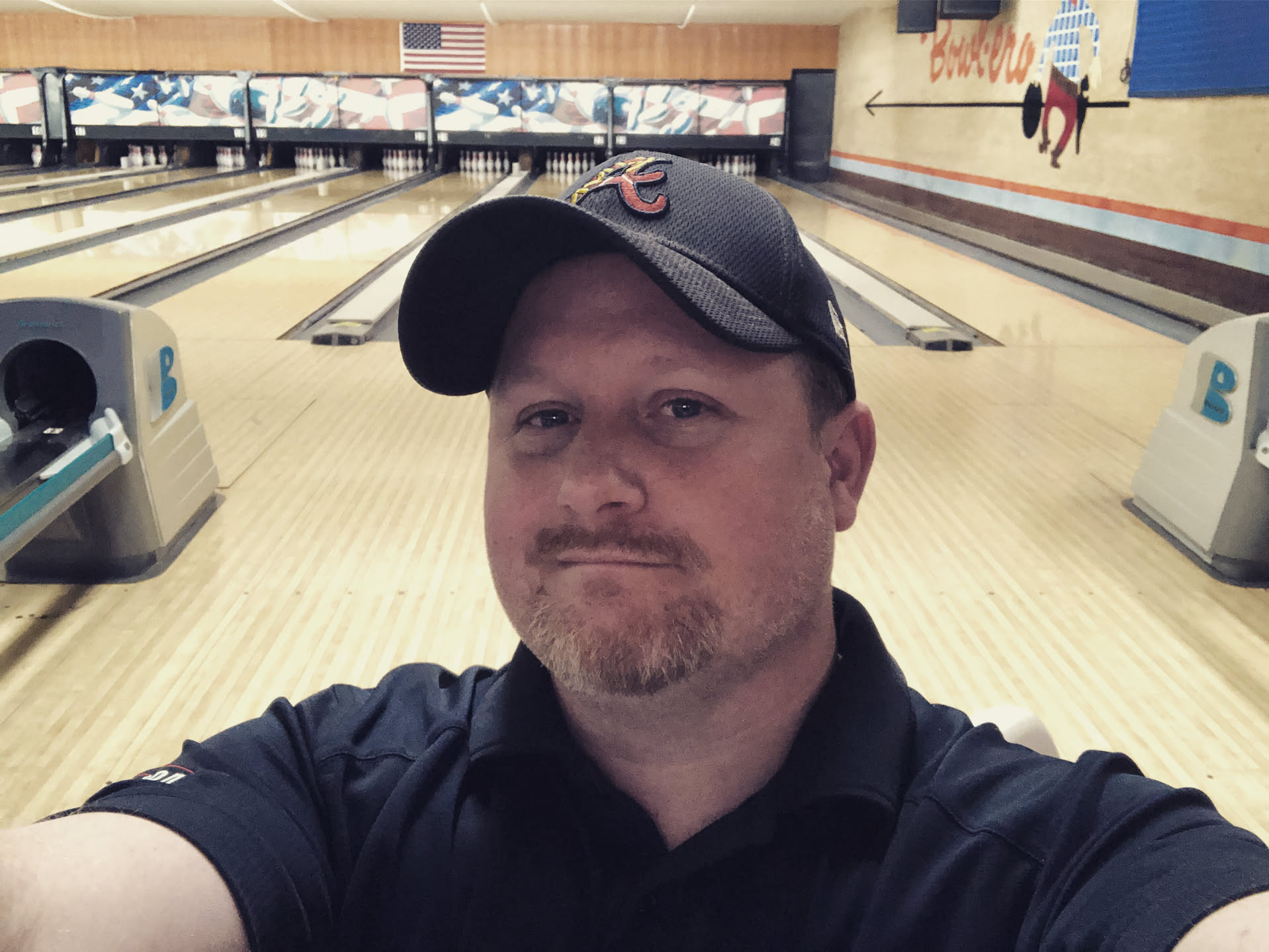 Nick had to take a selfie, because he just realized this was the start to his birthday weekend!