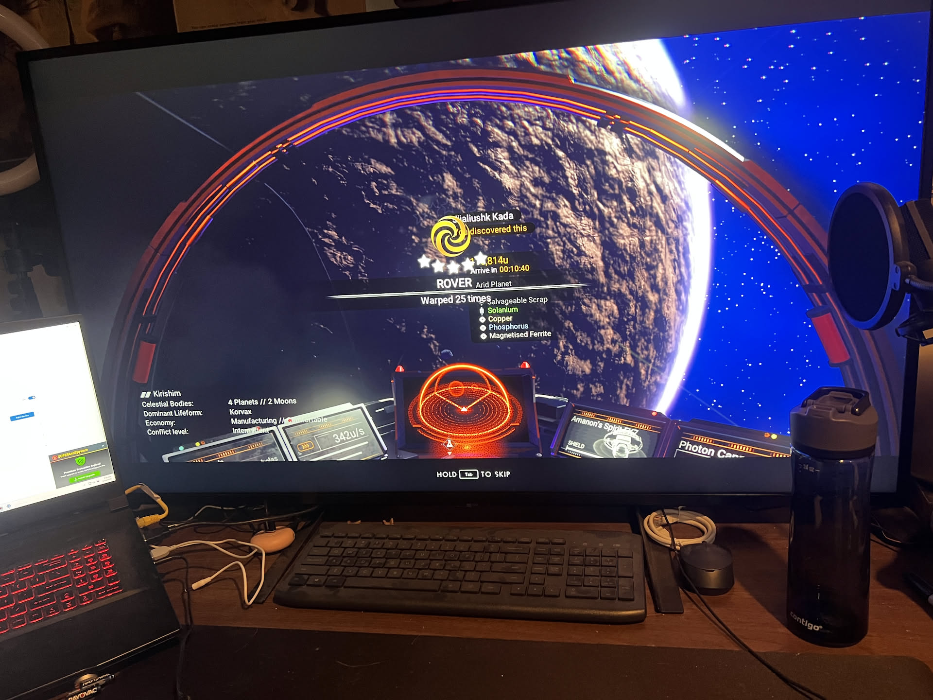 While Deanna was taking care of herself, Nick was giving himself some time, and playing No Man’s Sky (a little with Tyson too).