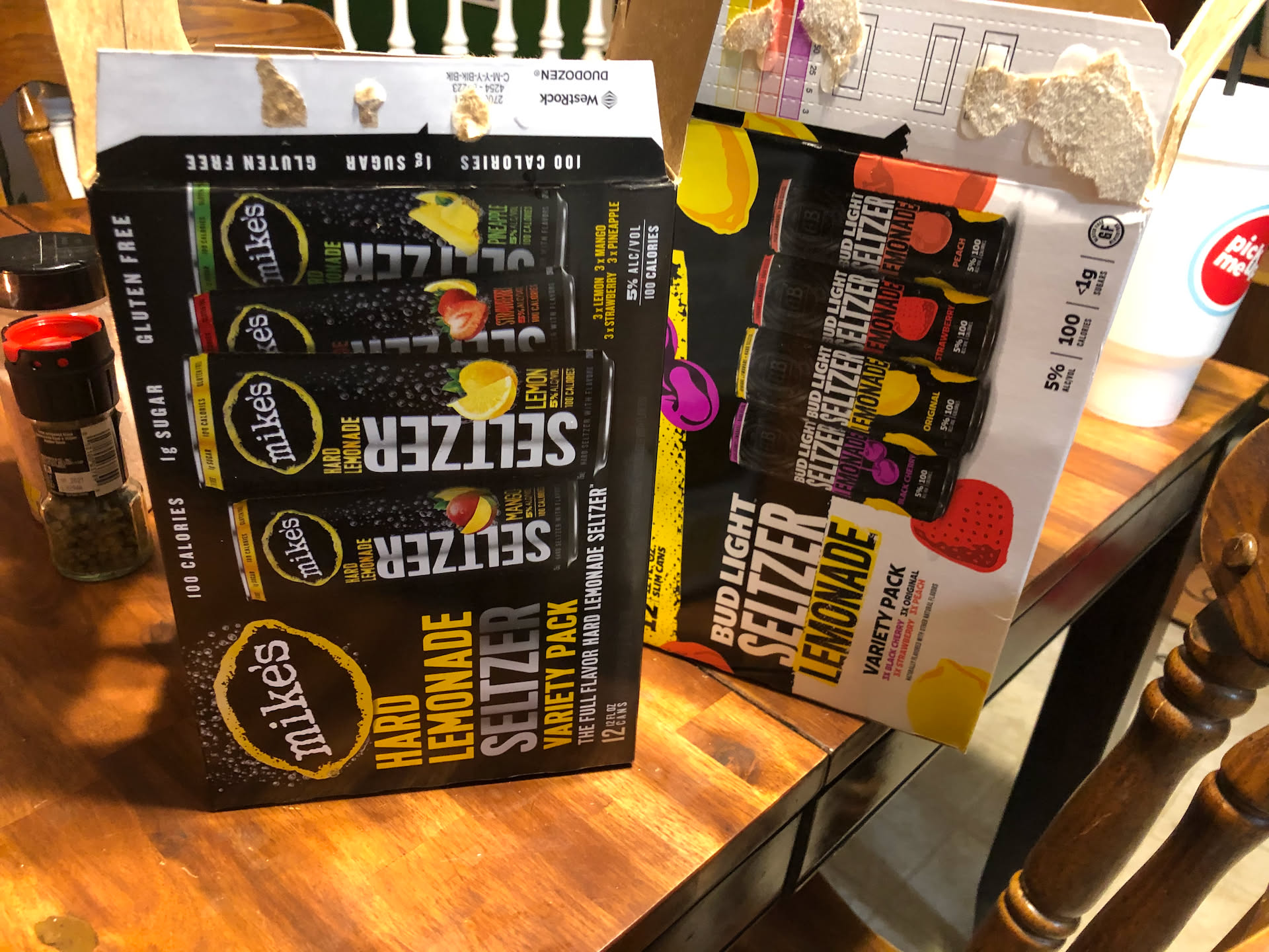 Picked up some seltzer beers while at Wal-Mart for some drinks tonight
