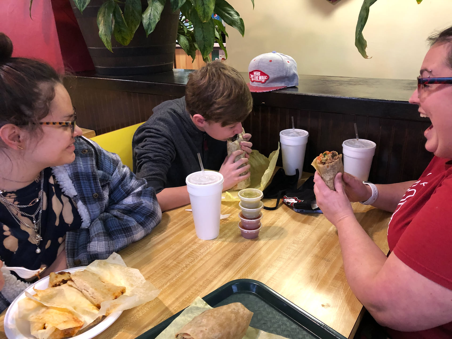 Dinner at Albertos because we only had 30 minutes from 4:30-8PM to have dinner with all the kids stuff to do.