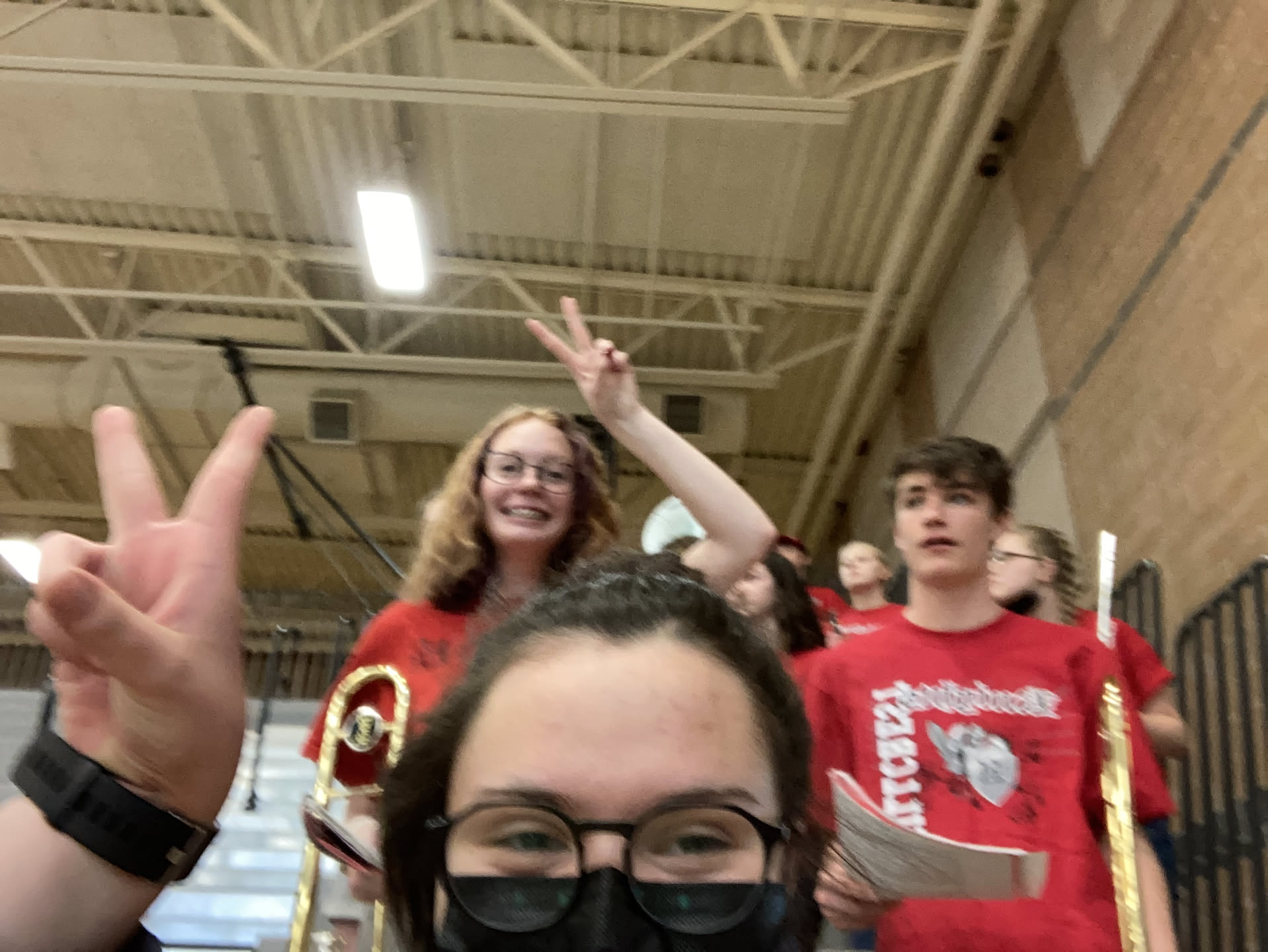 Airalynn at the game.