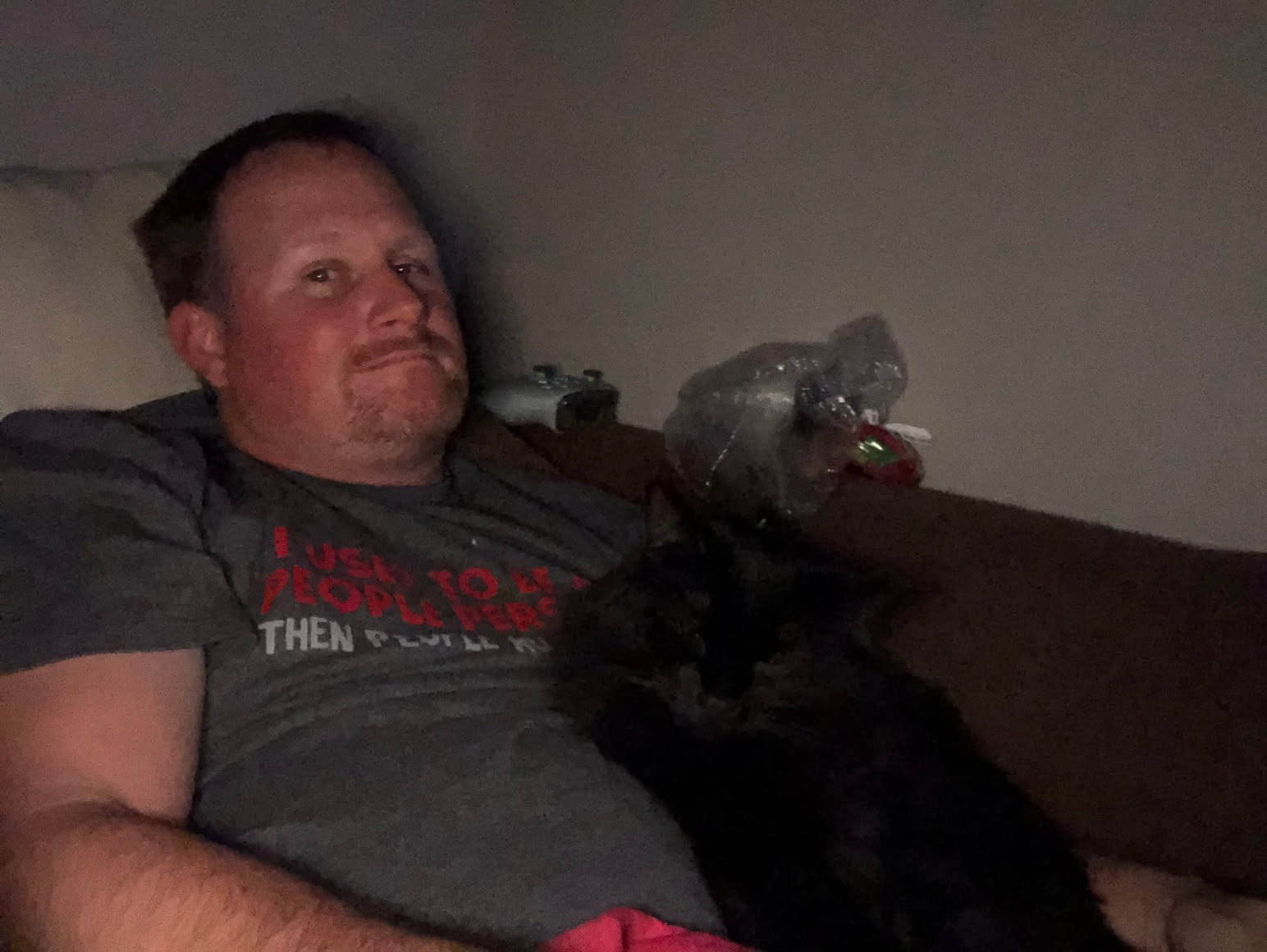 Gotham cuddling.
