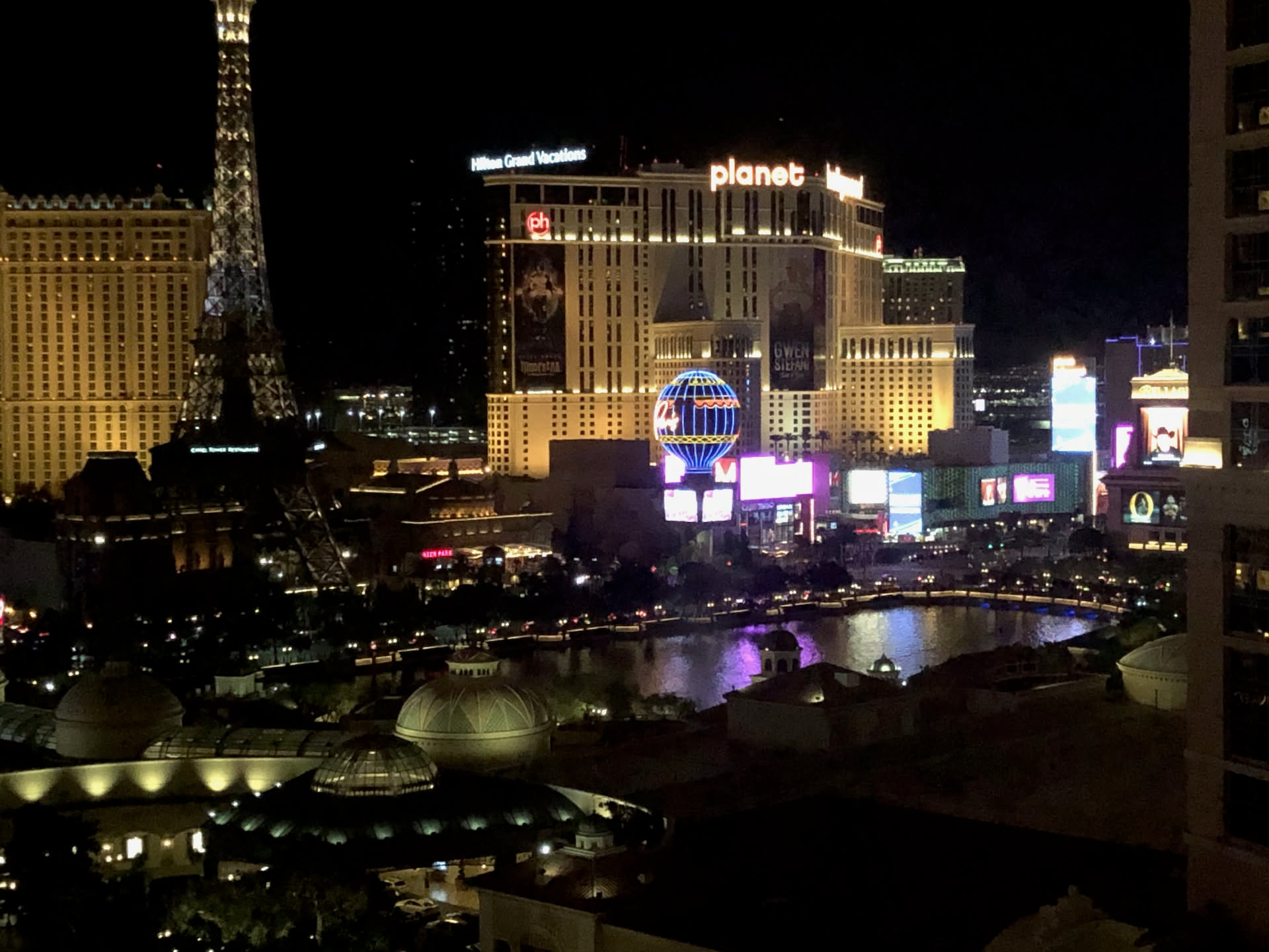 This is the view the first night from our room.. no complaints from me.