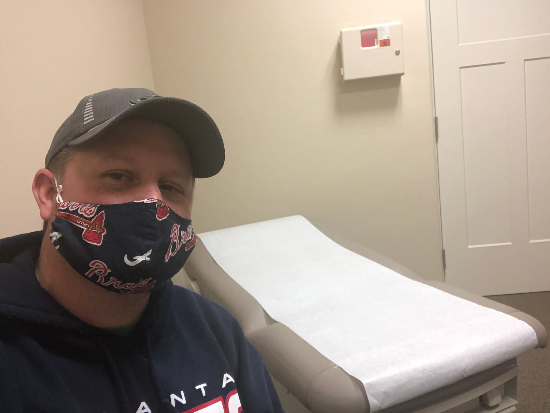 Right after, Nick went to the Doctor to have his Lipomas looked at… came out of the office with a referral for a surgeon and meds for a sinus infection.