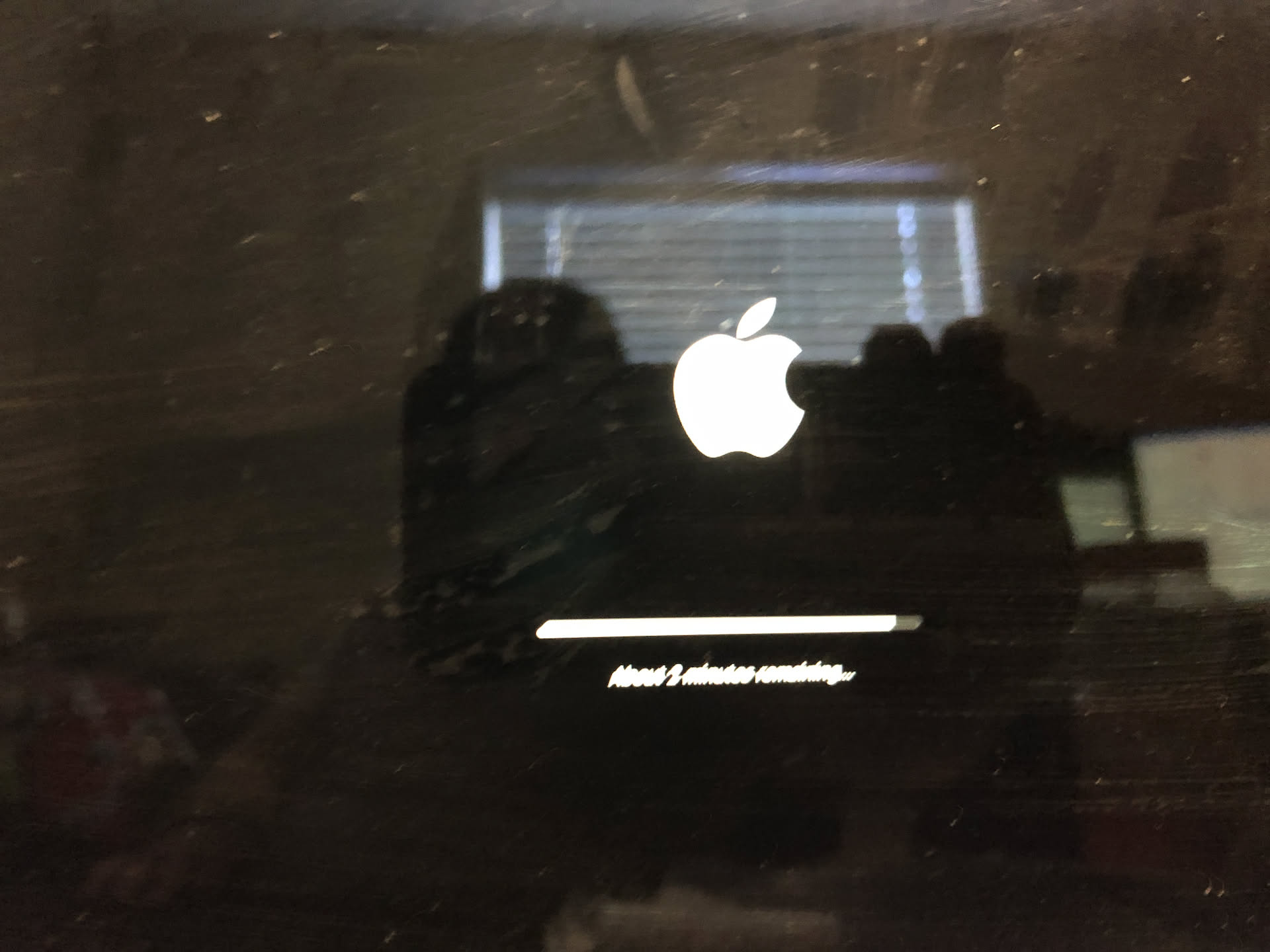 After the gym, I come home to log into work and forced into an update on my computer.