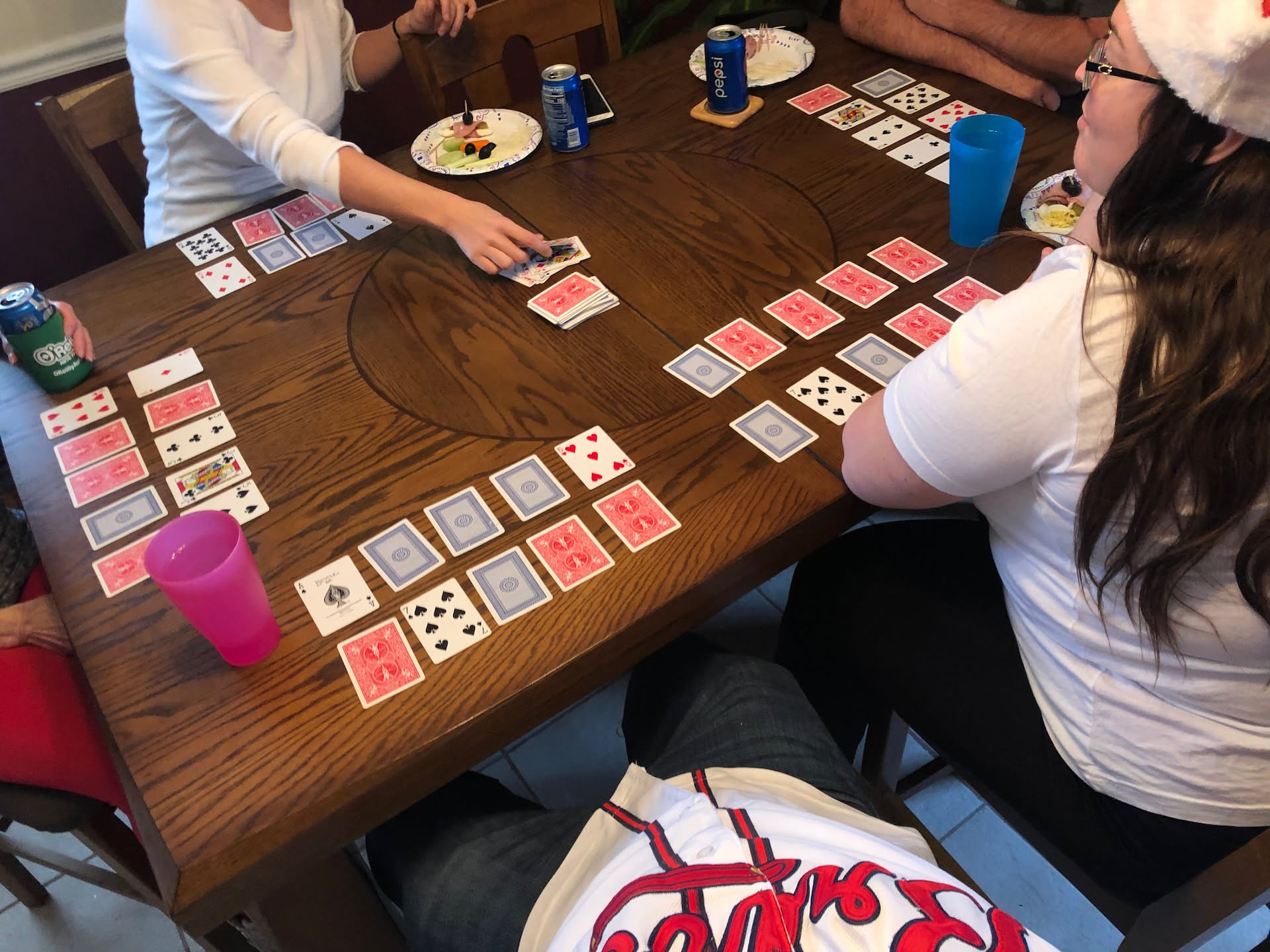 Played some games while eating mom’s munchies.