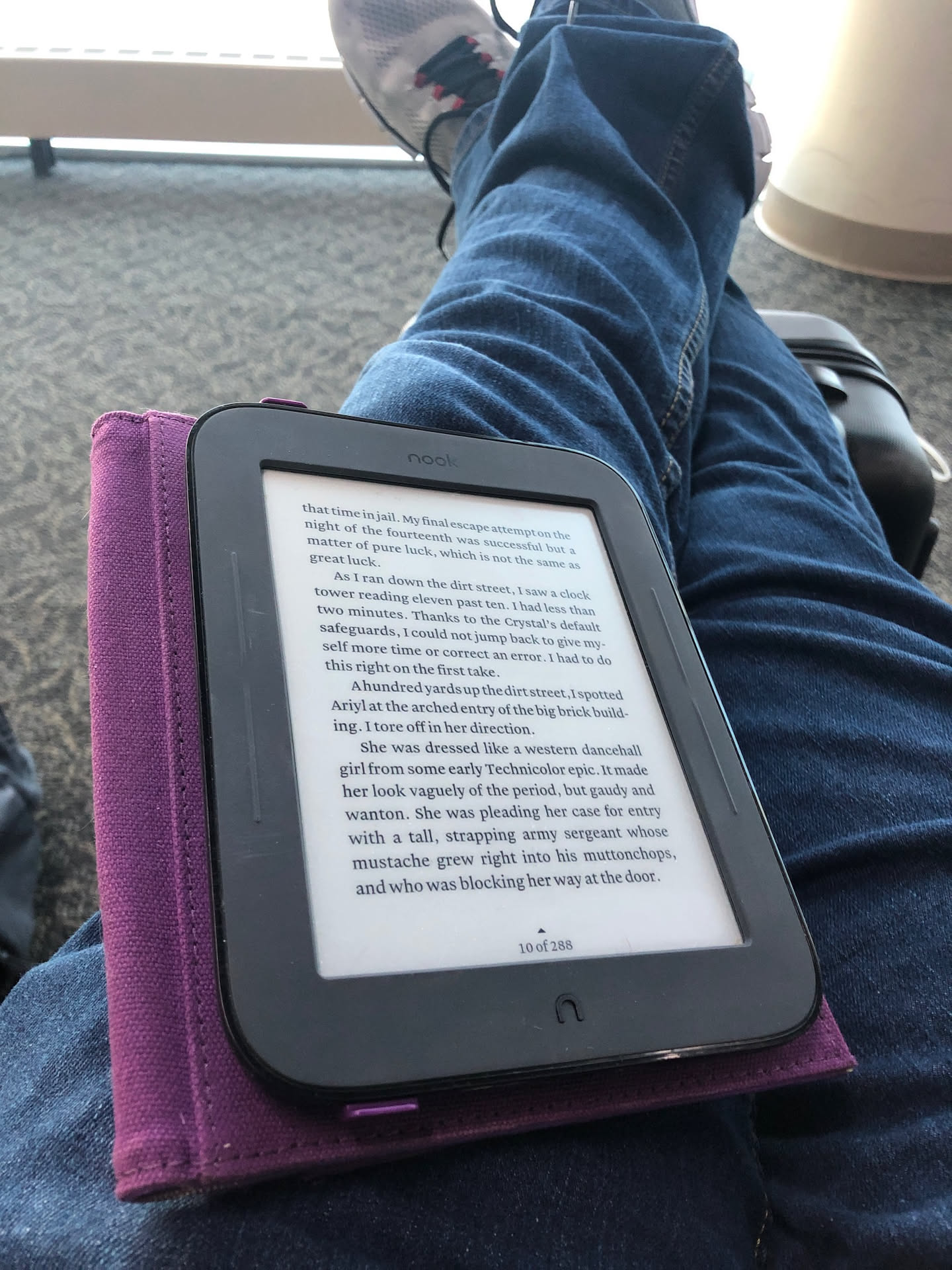 Doing a little reading while waiting also…. guess I got her a little early.