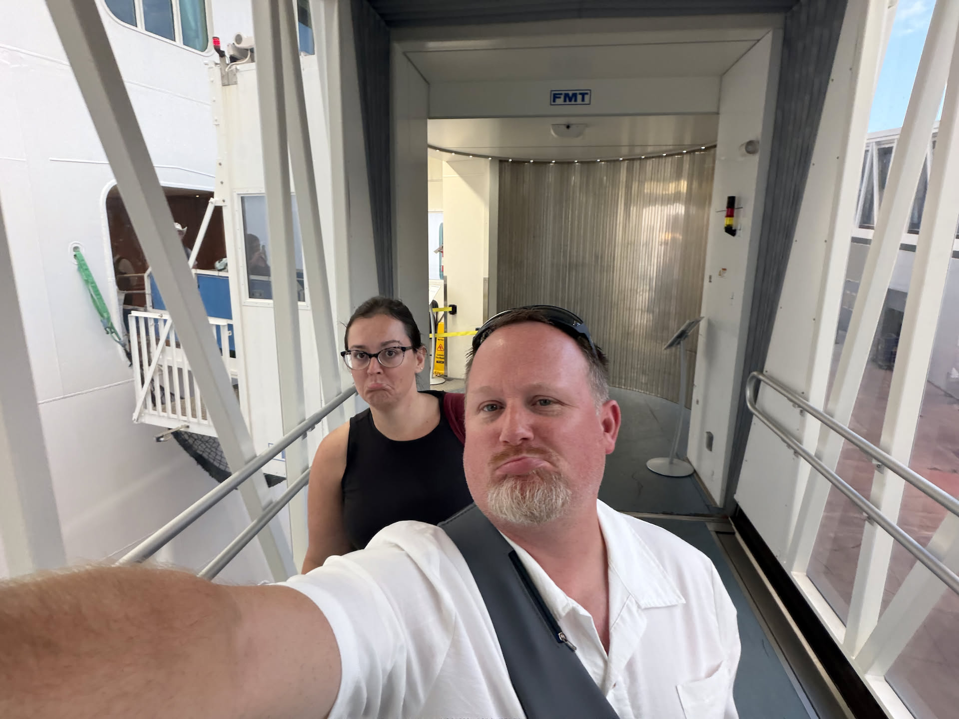 So sad, we are off the ship now… cruise officially over.