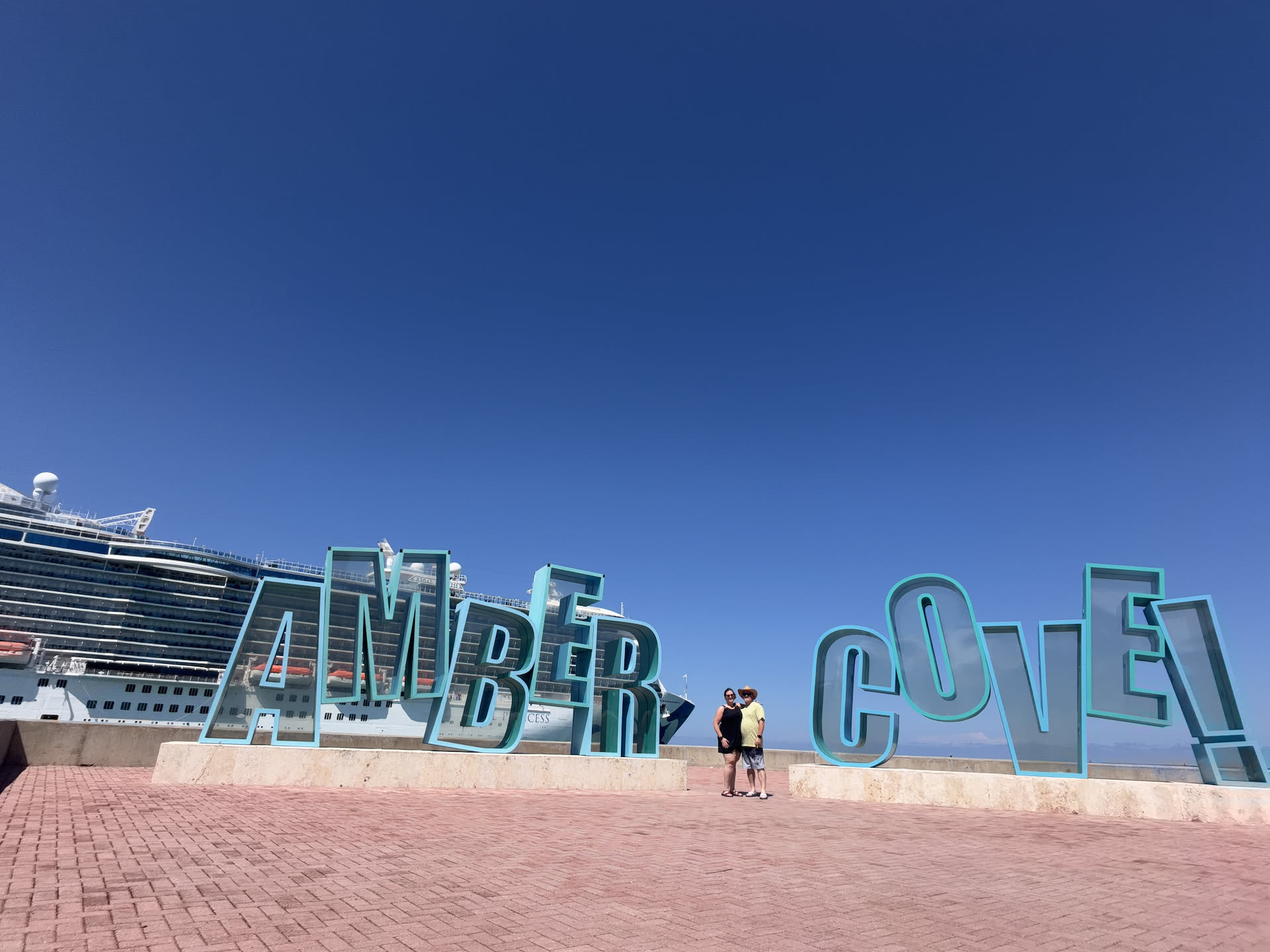 Made it to Amber Cove off the ship!