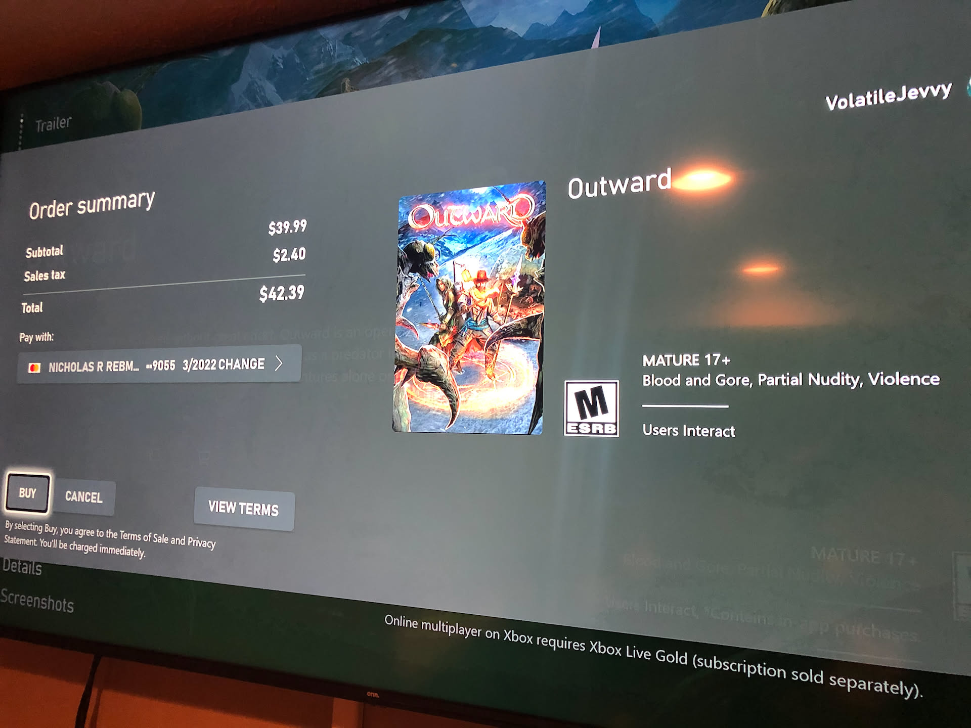 After the bed was all put together, we decided to wind down purchasing a new game (a game Tyson introduced Nick to while he was visiting him)