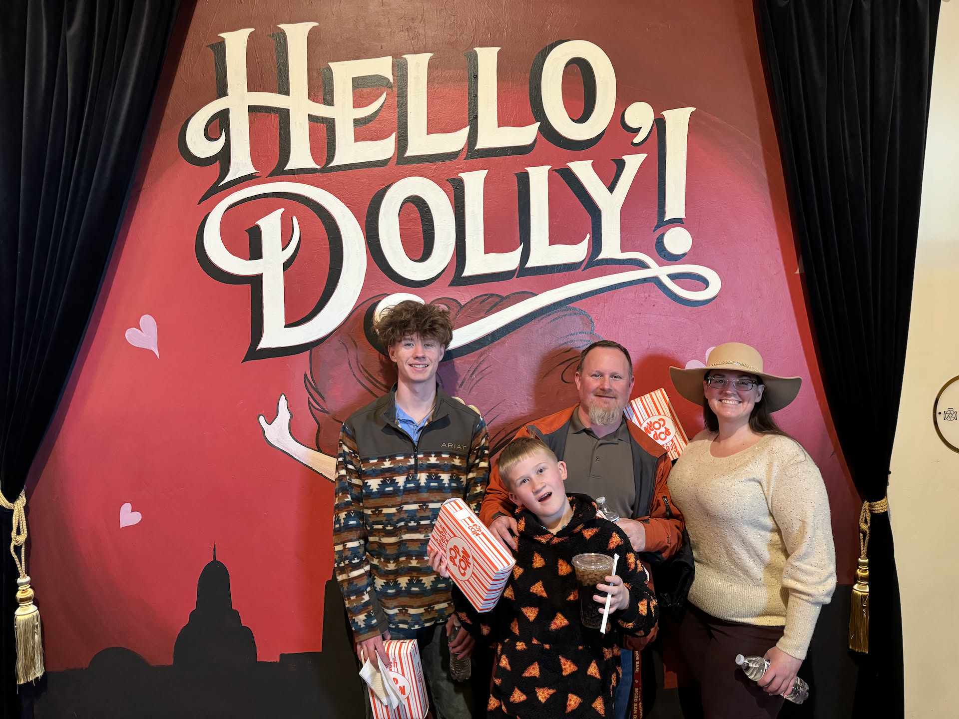 After work, we went to see the play Hello Dolly!, it was a lot better than Nick thought it would be… was worth going to.