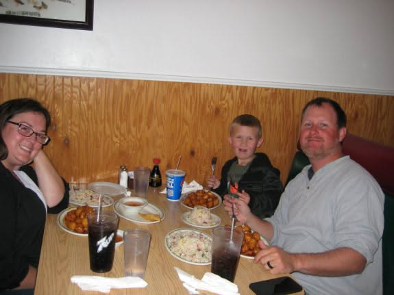 Had some amazing dinner at Hong Kong… Ethan got to join us because its a Thursday.