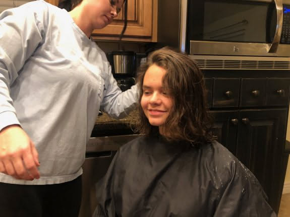 This is how much she got cut off.